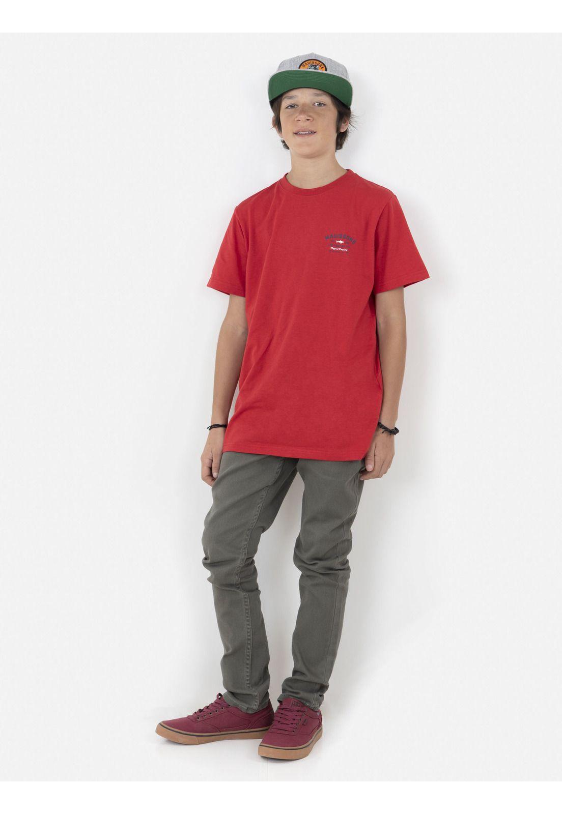 Polera VENICE LAX Juvenil Rojo Maui and Sons-3