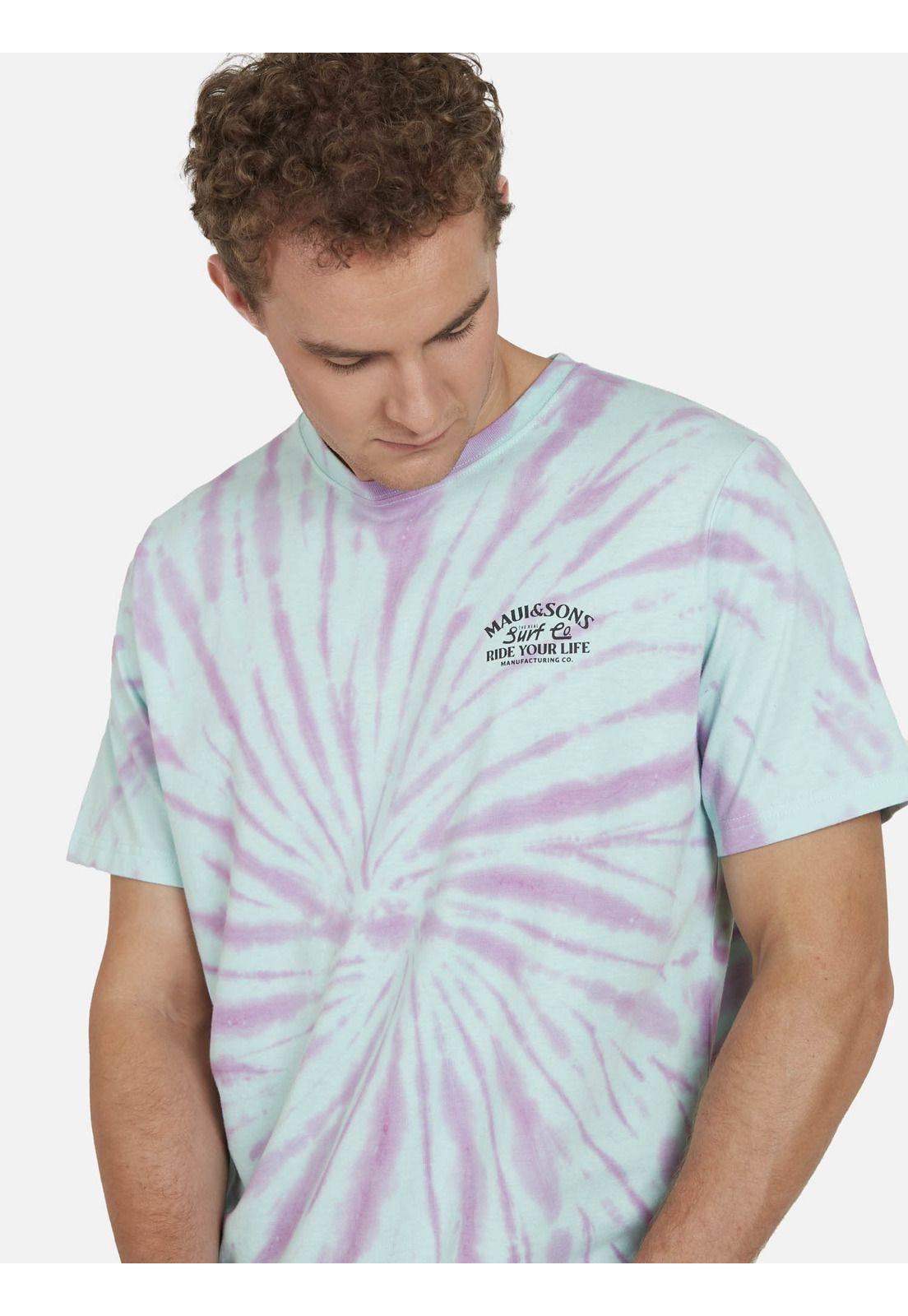 Polera SURF COMPANY TIE DYE Hombre Multicolor Maui and Sons-2