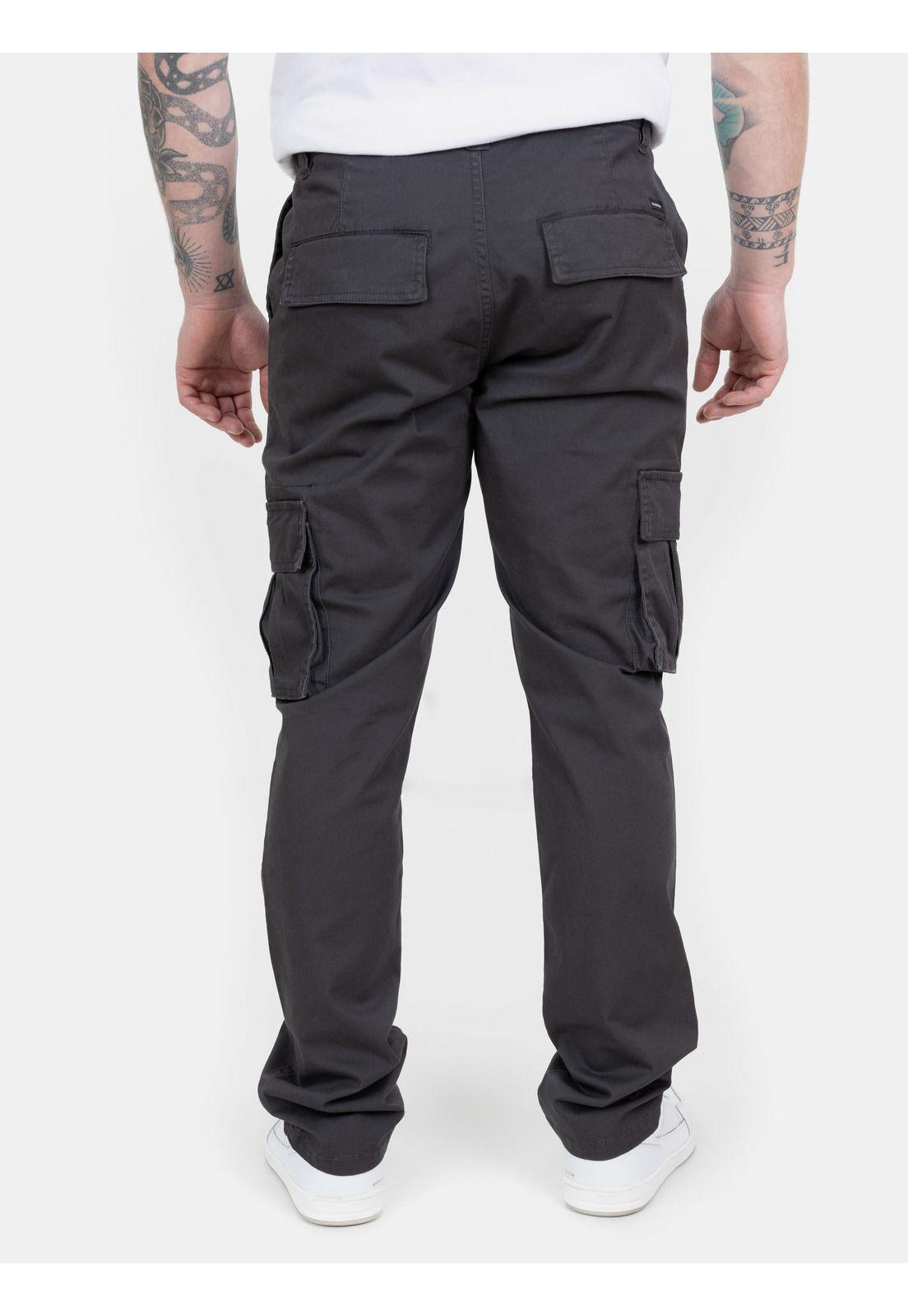 Pantalon Cargo Aloha Gris Hombre Maui And Sons-1