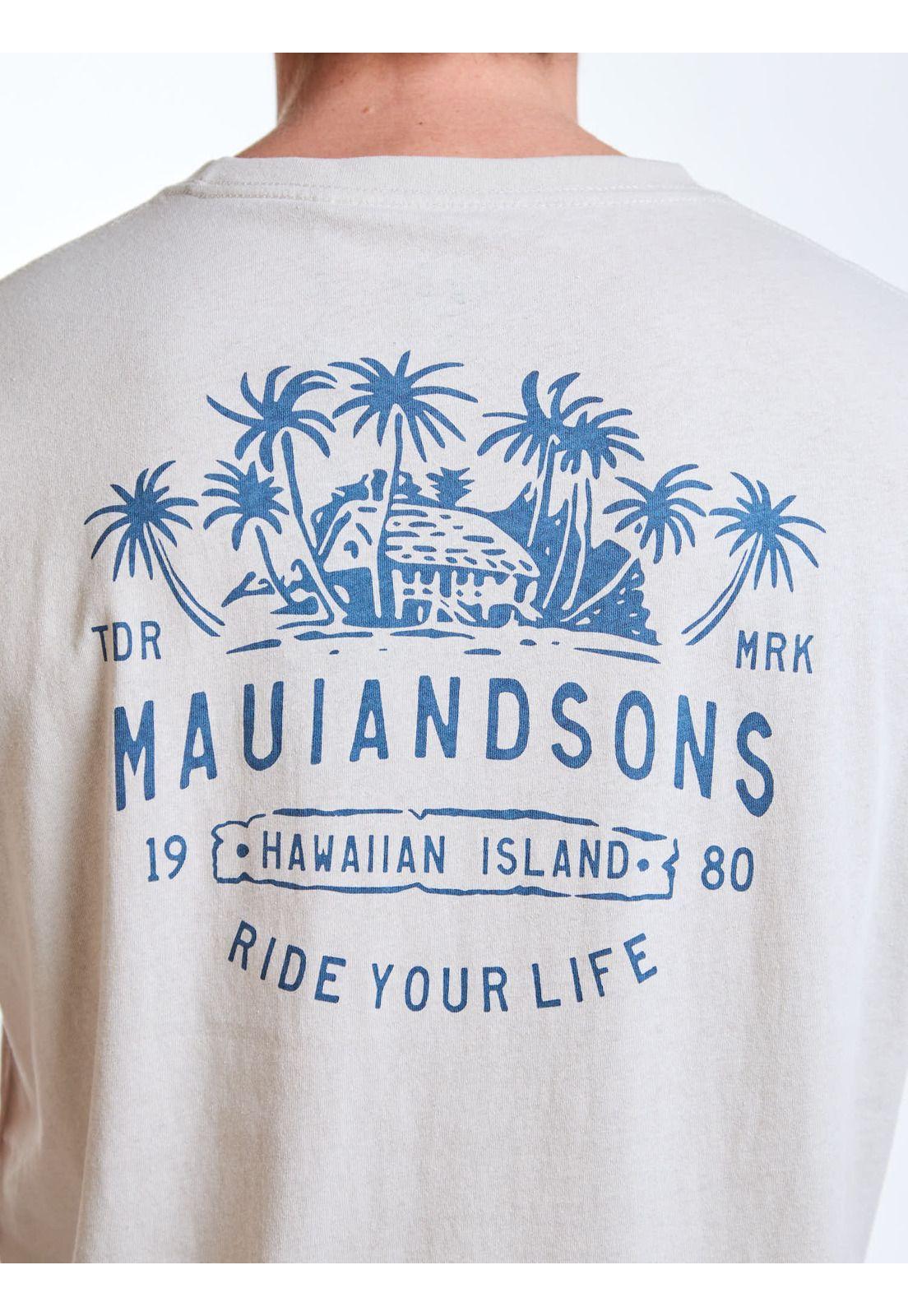 Polera MC Sunsets Beige Hombre Maui and Sons-3