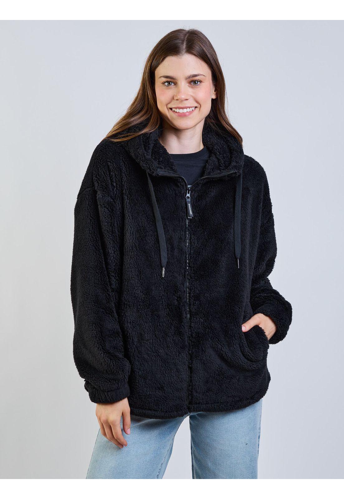 Poleron Chiporro Nimbus Negro Mujer Maui And Sons-5