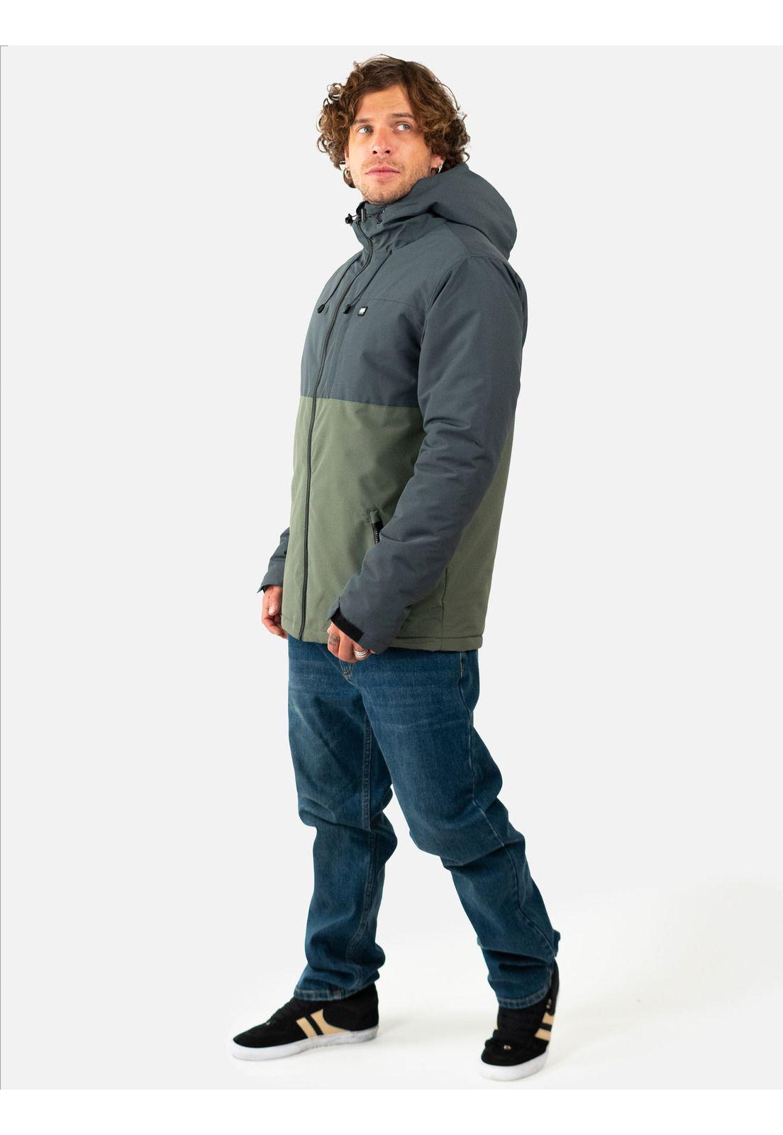 Chaqueta Padding Gris Hombre Maui And Sons-4