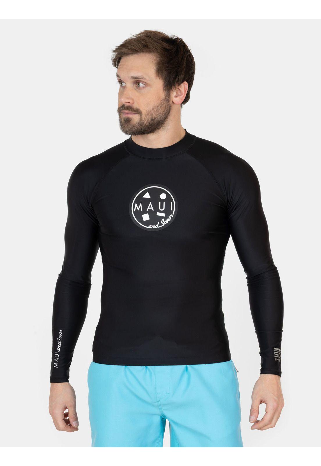 Polera UVP Lokai Negro Hombre Maui And Sons-0
