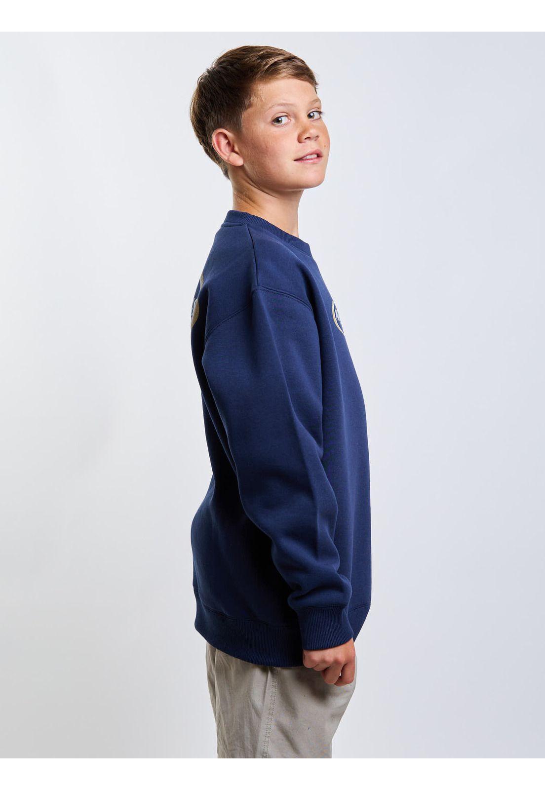 Poleron CR Shore Azul Infantil Maui And Sons-2