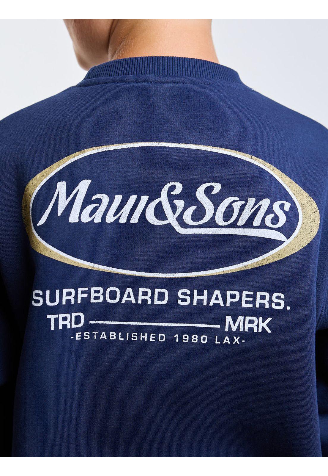 Poleron CR Shore Azul Infantil Maui And Sons-3