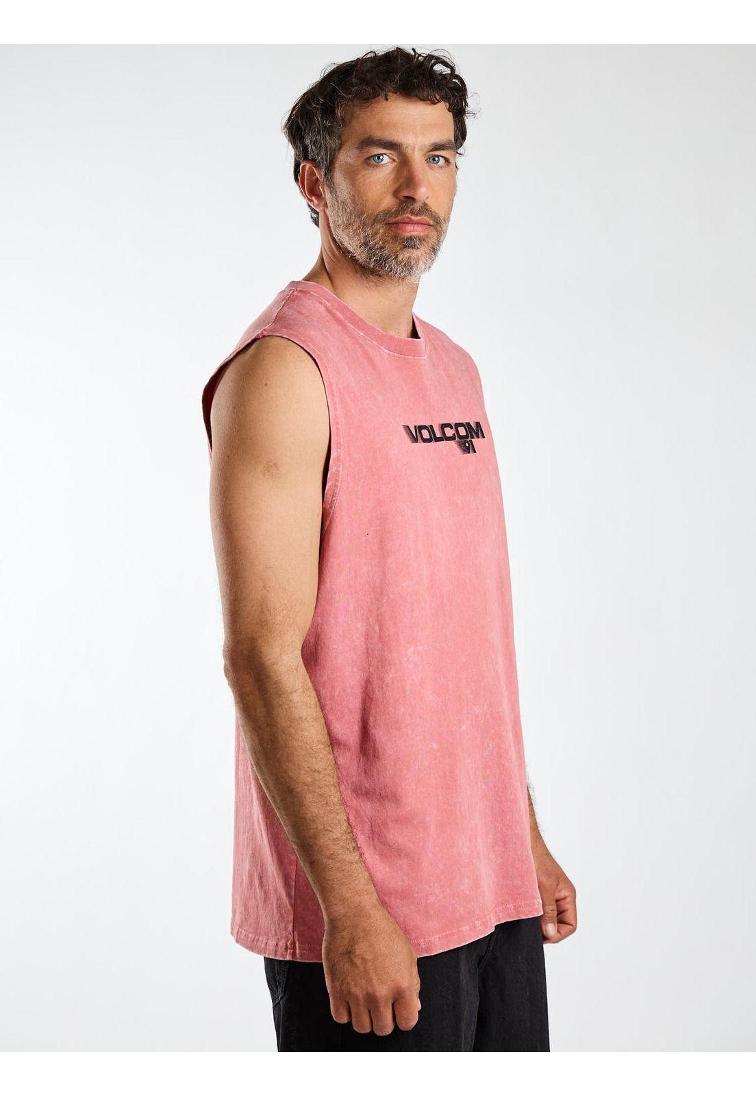 Polera SM Flux Burdeo Hombre Volcom-3