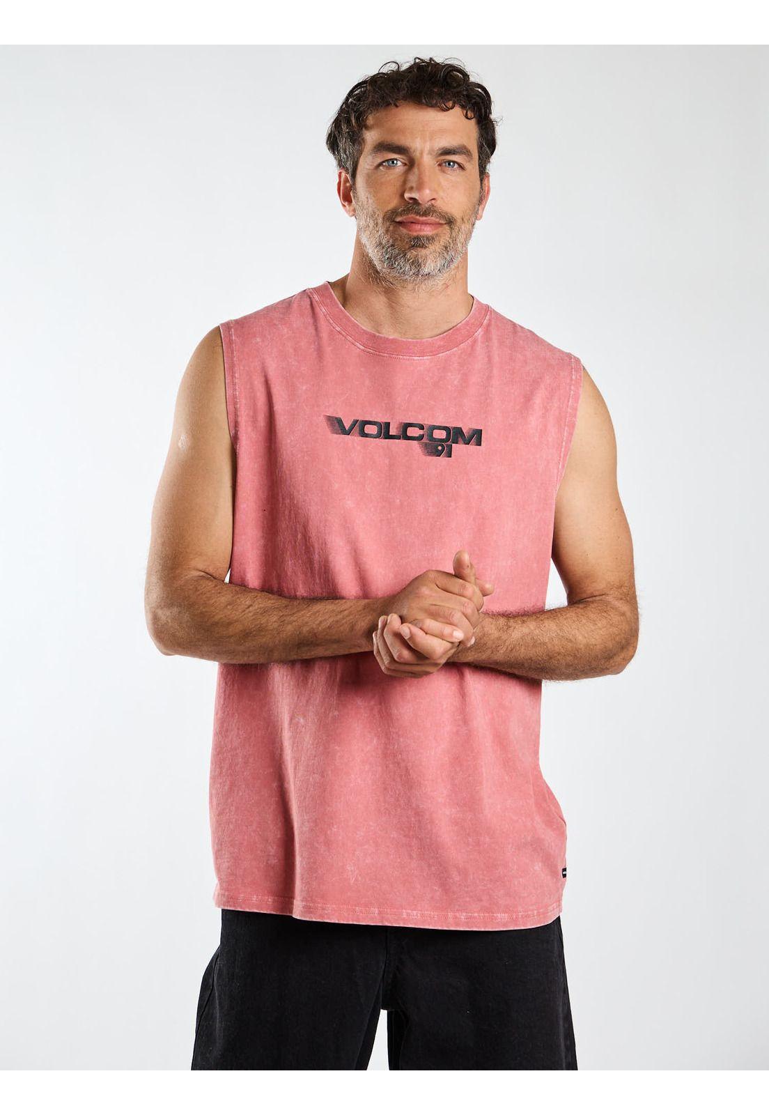Polera SM Flux Burdeo Hombre Volcom-6