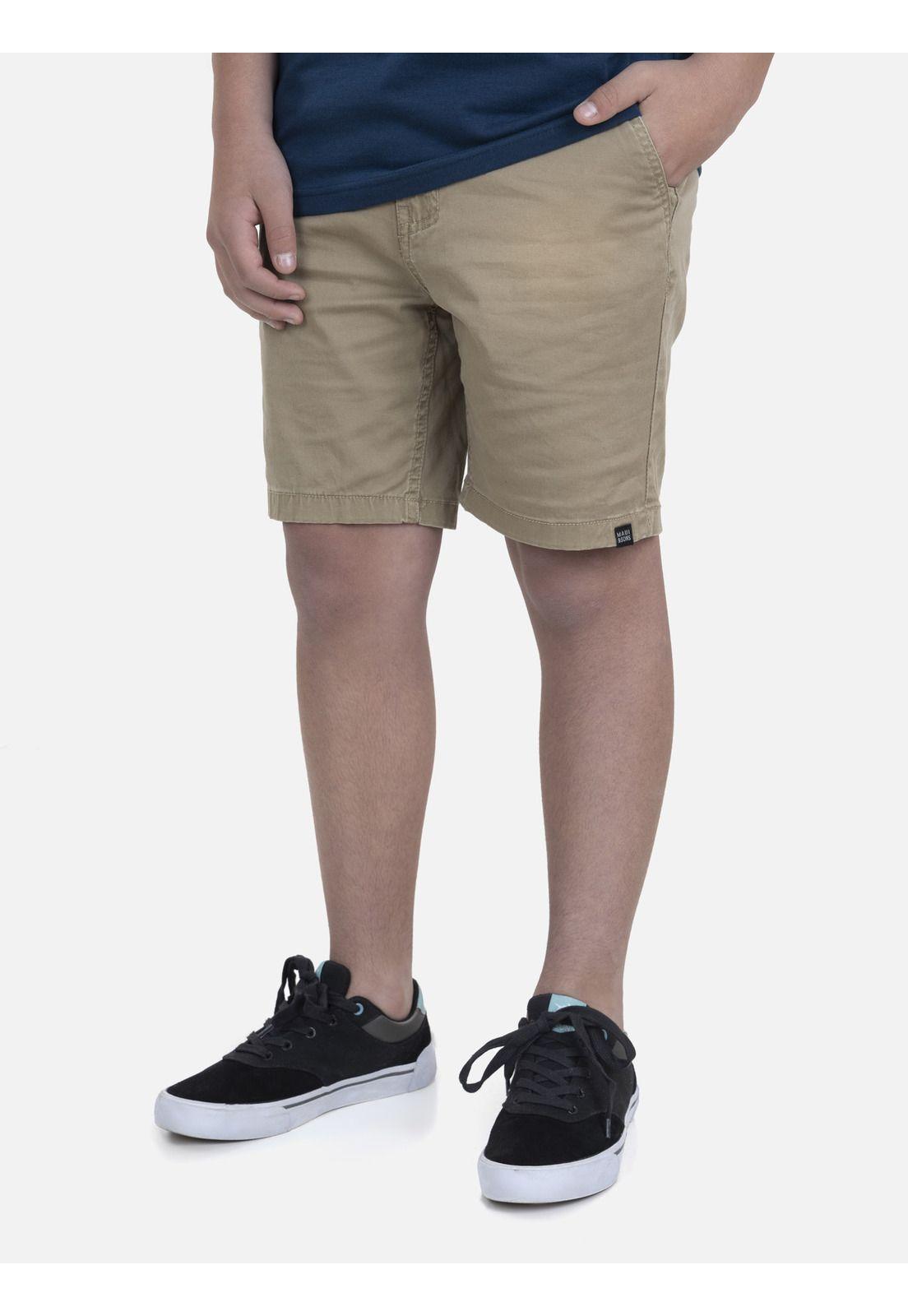 Bermuda Jogger Juvenil 5B1091-MV22 Khaki Maui and Sons-0