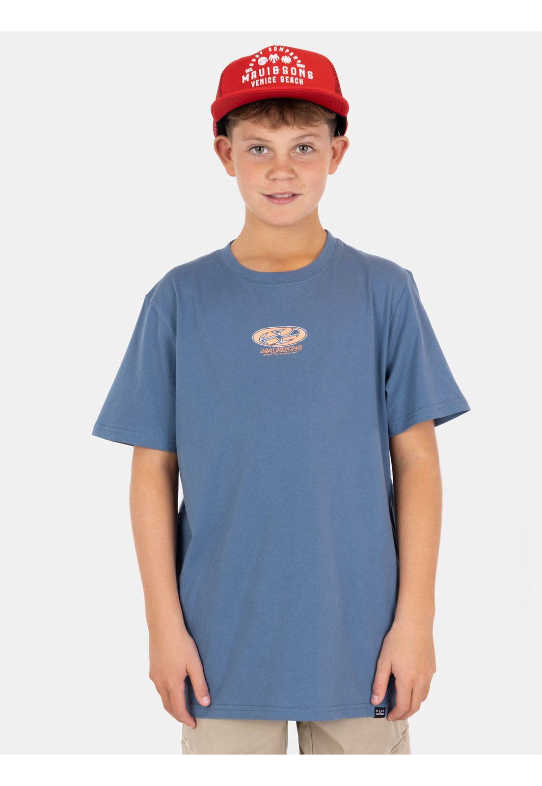 Pack Polera Jockey Brisur Celeste Infantil Maui And Sons-0