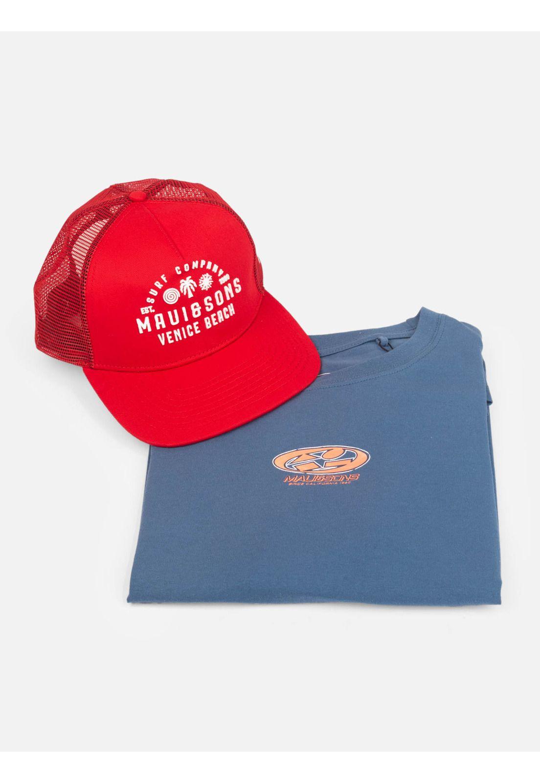 Pack Polera Jockey Brisur Celeste Infantil Maui And Sons-3