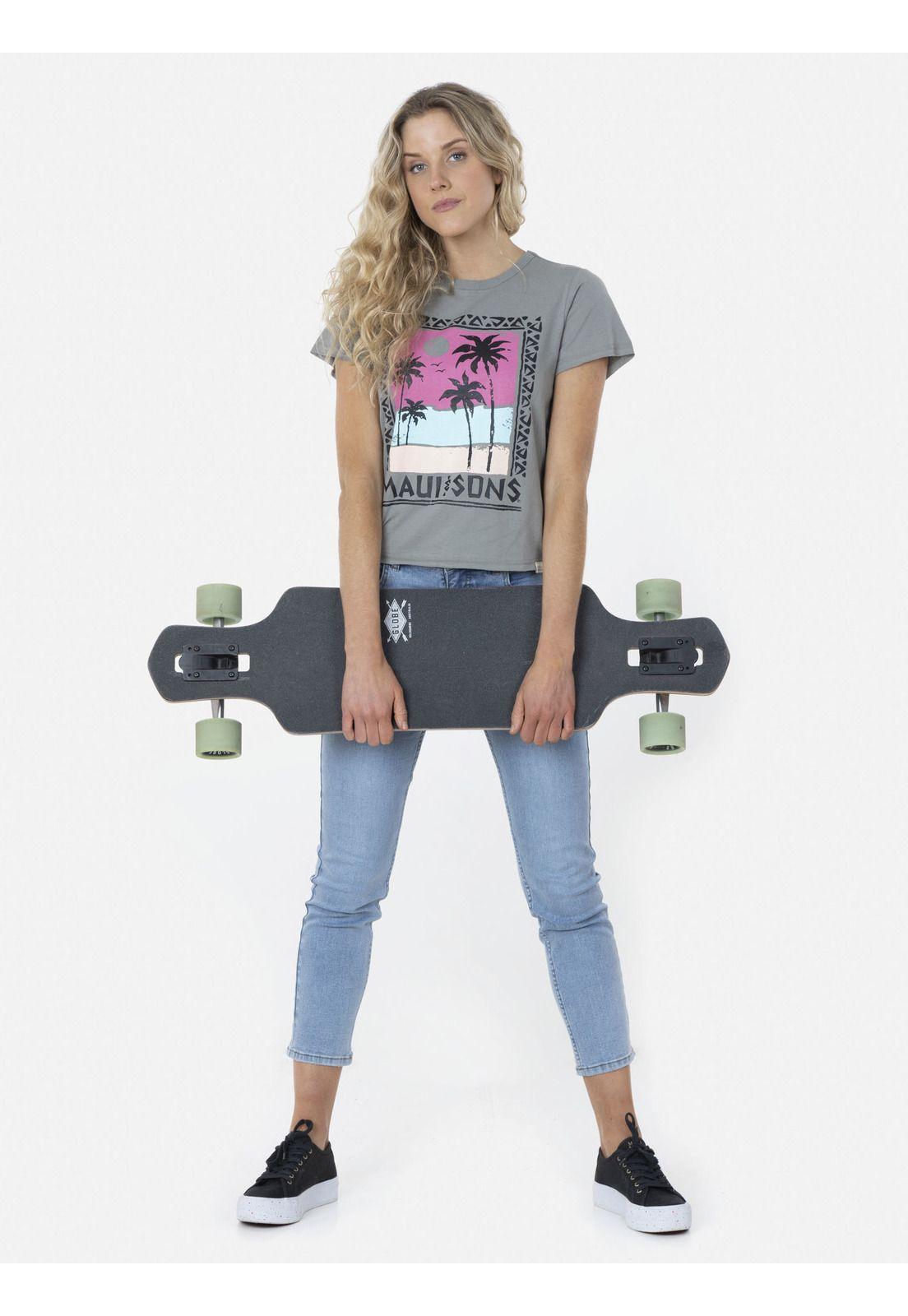 Polera SUNSET Mujer Verde Maui and Sons-3