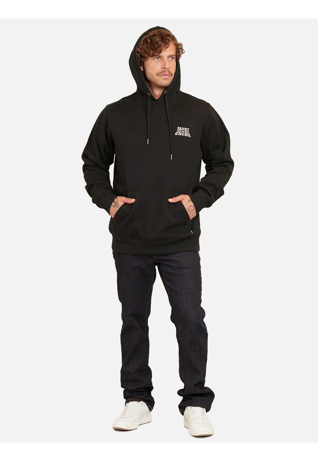 Poleron Piramid Negro Hombre Maui And Sons-3