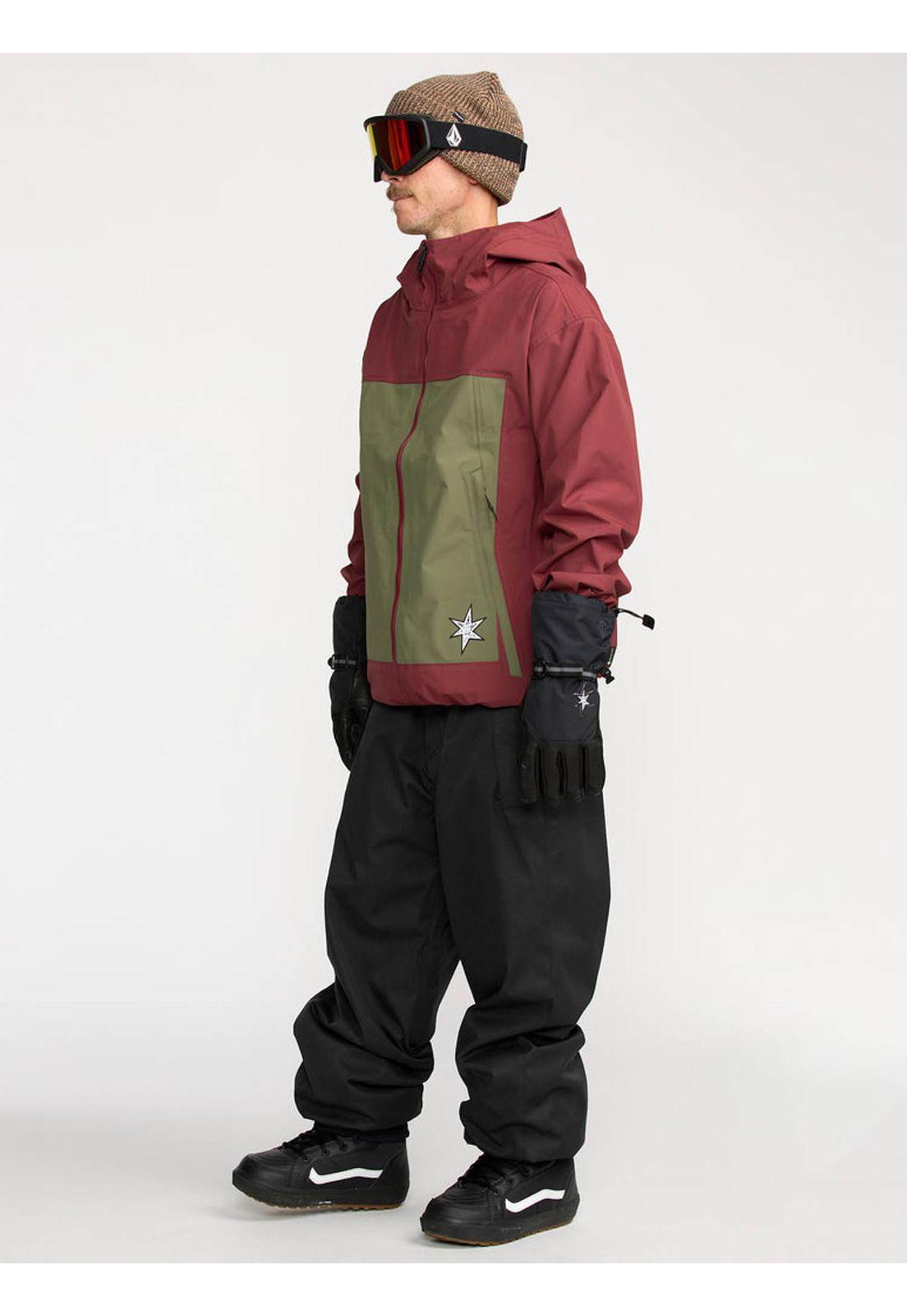 Pantalon Snow Rift Negro Hombre Volcom-2