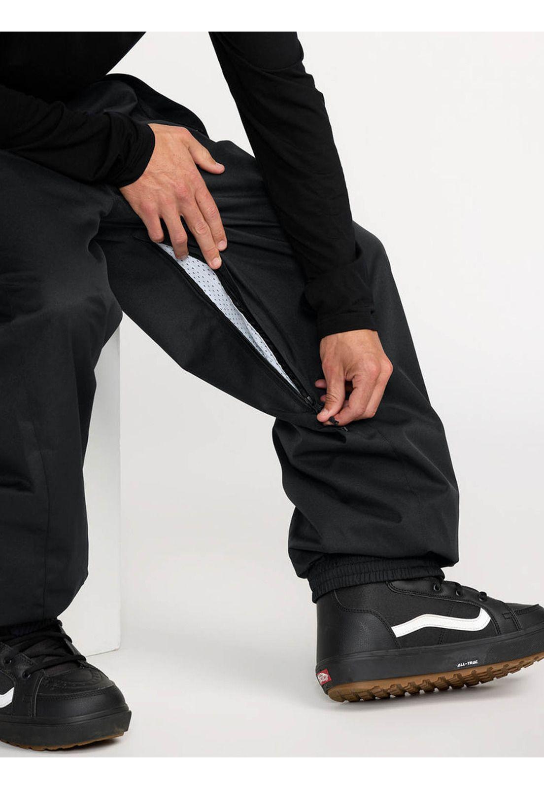 Pantalon Snow Rift Negro Hombre Volcom-4