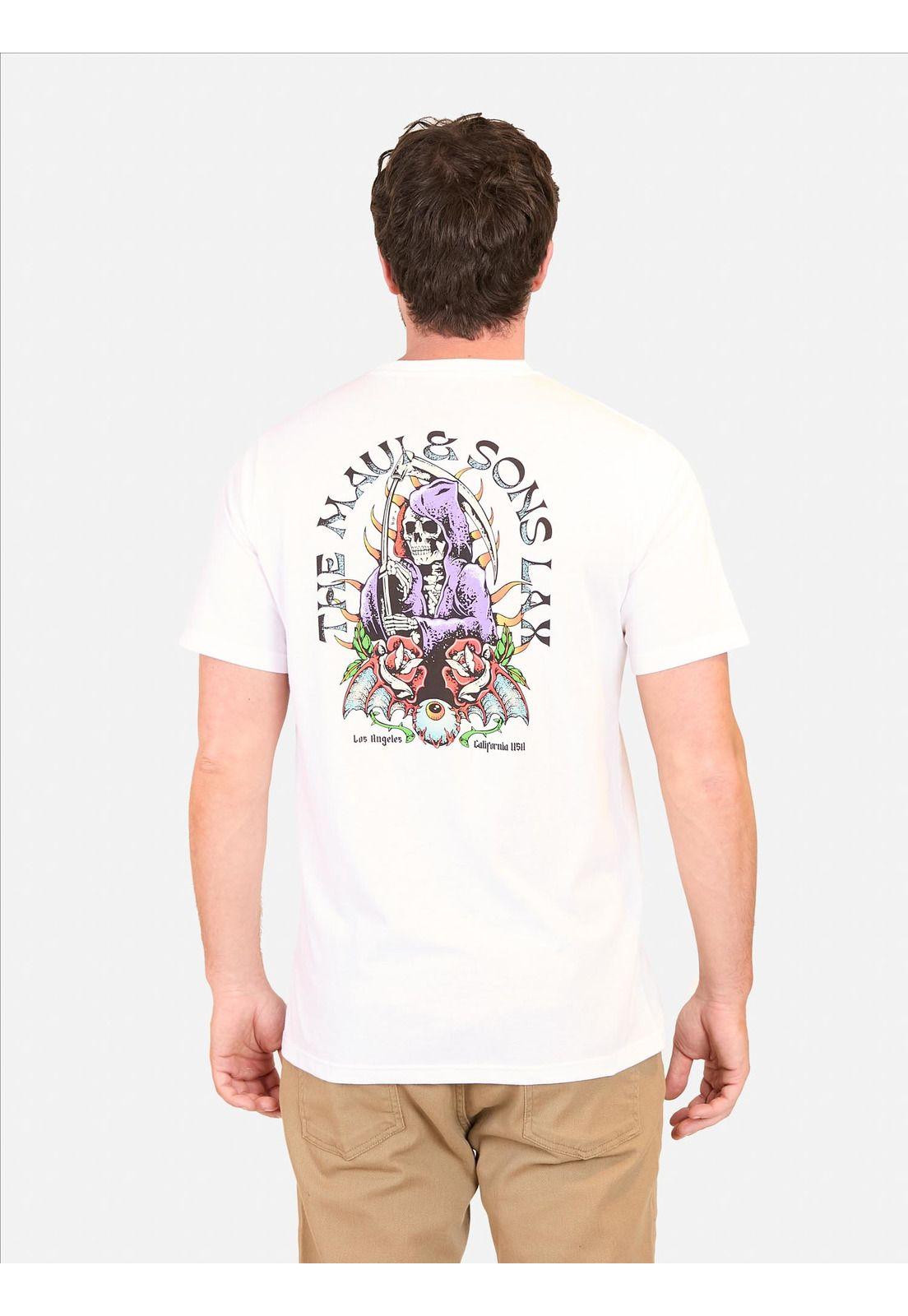 Polera MC Golden Serenade Blanco Hombre Maui And Sons-1