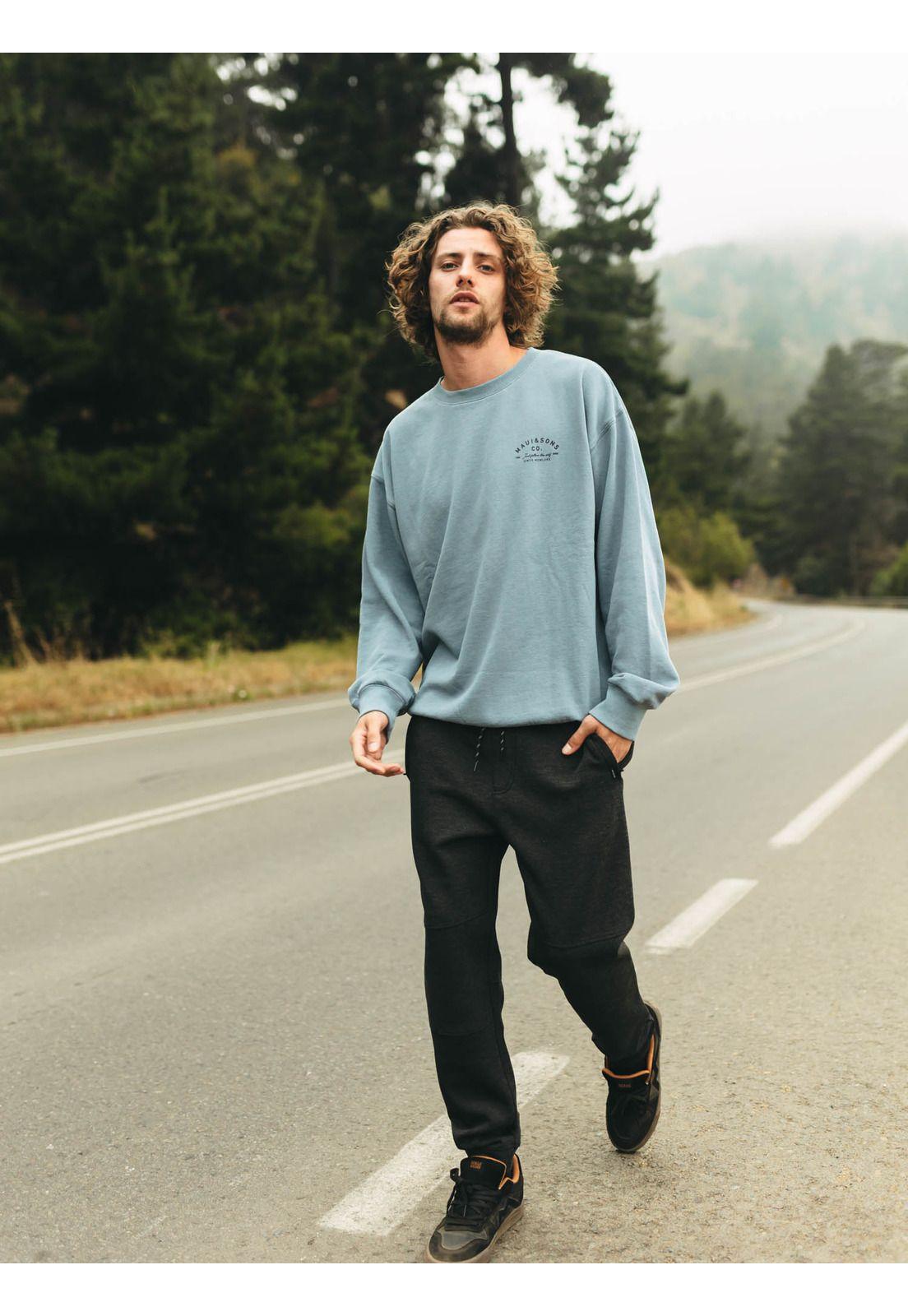 Pantalon Jogger Glide Gris Hombre Maui And Sons-1