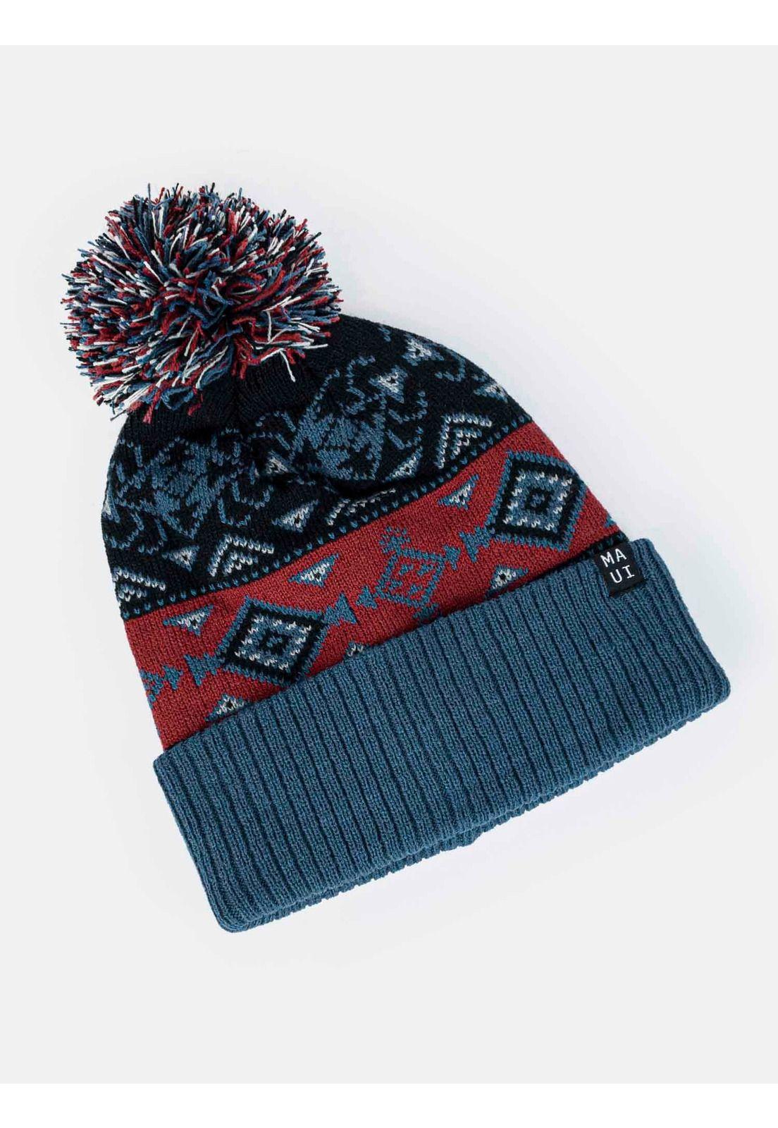 Gorro Hombre 5G1812 Azul Maui and Sons-0