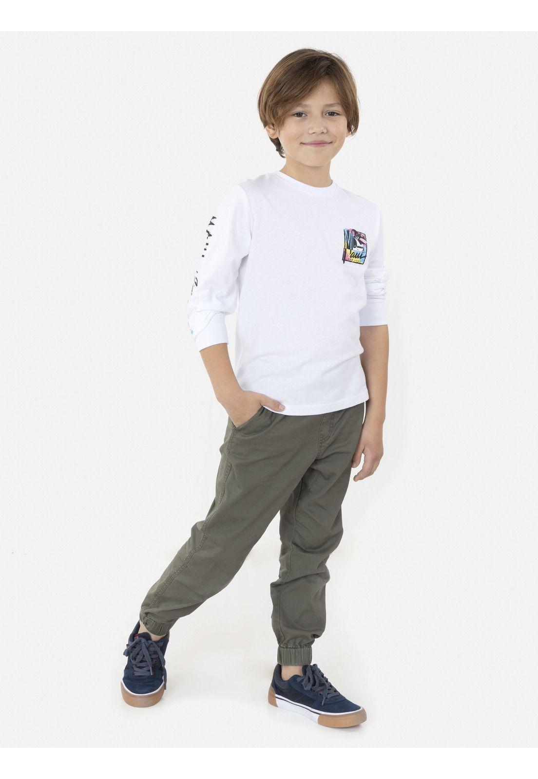 Polera OLD SHARKMAN Niño Blanco Maui and Sons-3