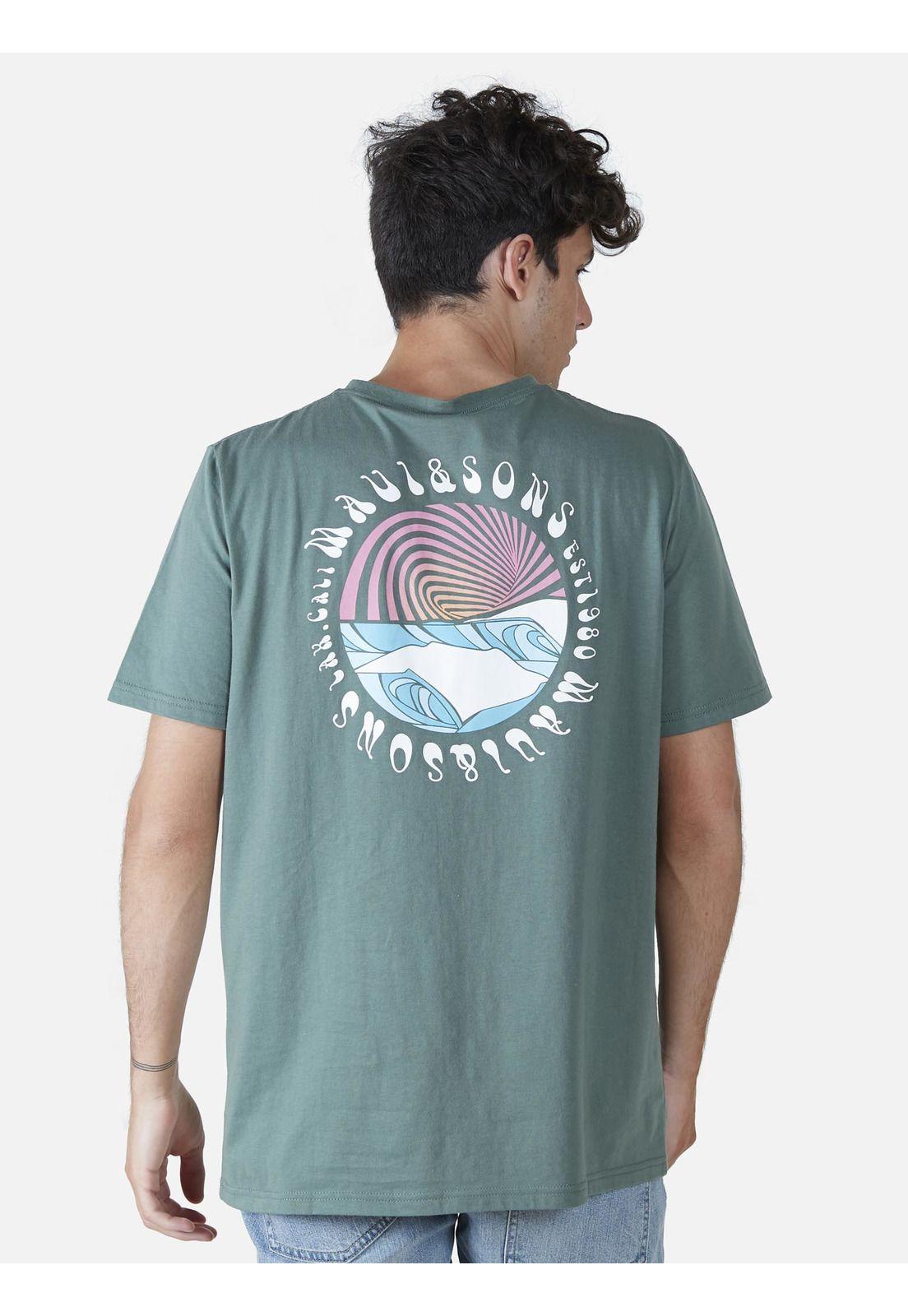 Polera  Hombre Verde 5P371-MV22 Maui And Sons-1