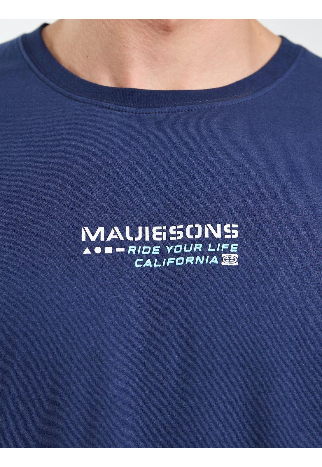 Polera MC Vibes Azul Hombre Maui and Sons-4