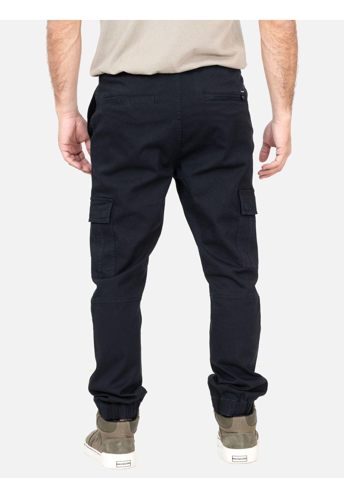 Jogger Islander Negro Hombre Maui And Sons-1