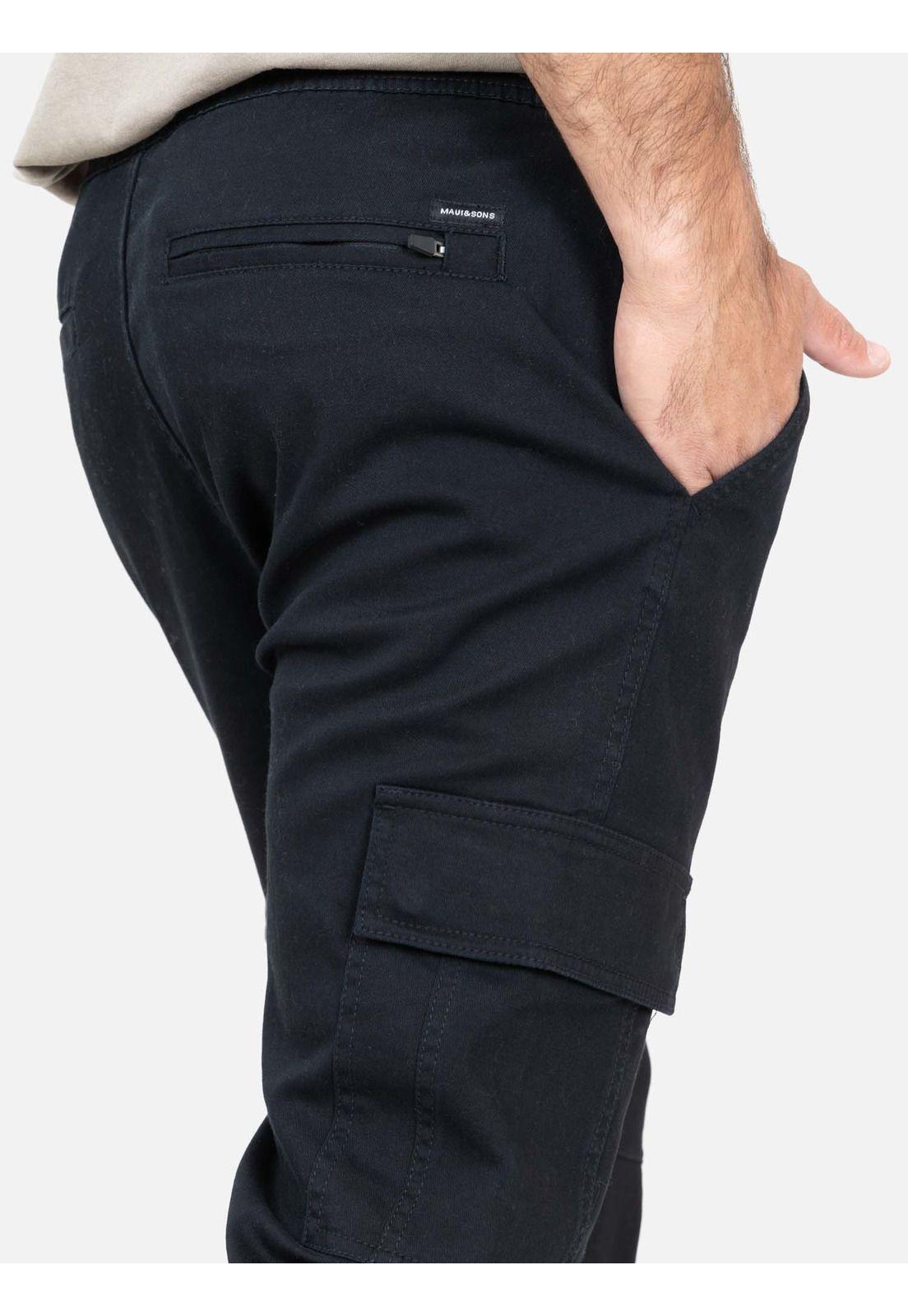 Jogger Islander Negro Hombre Maui And Sons-2