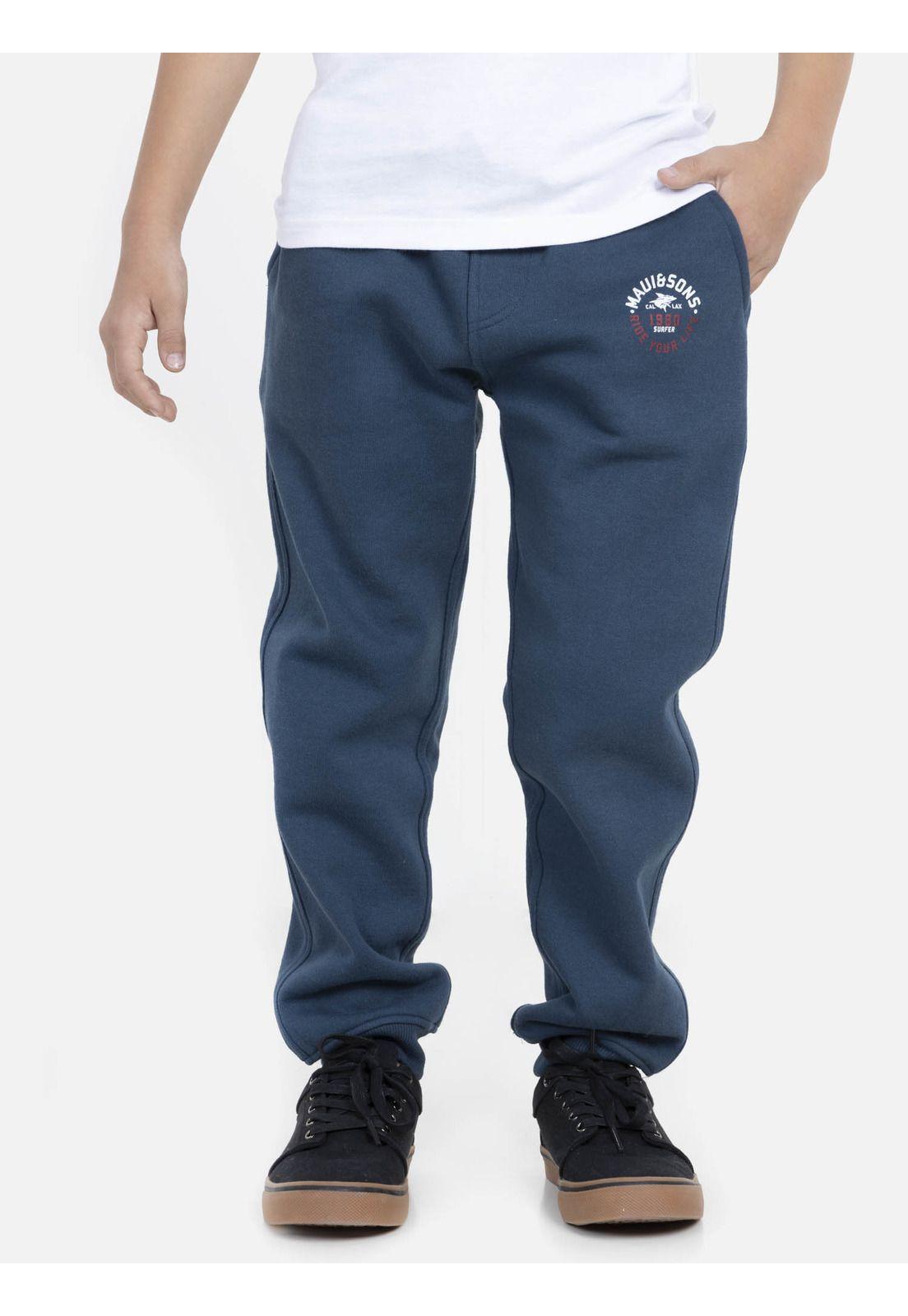 Pantalón Jogger Niño Azul Maui and Sons-0