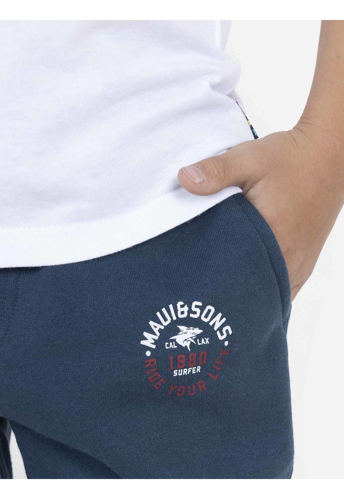 Pantalón Jogger Niño Azul Maui and Sons-2