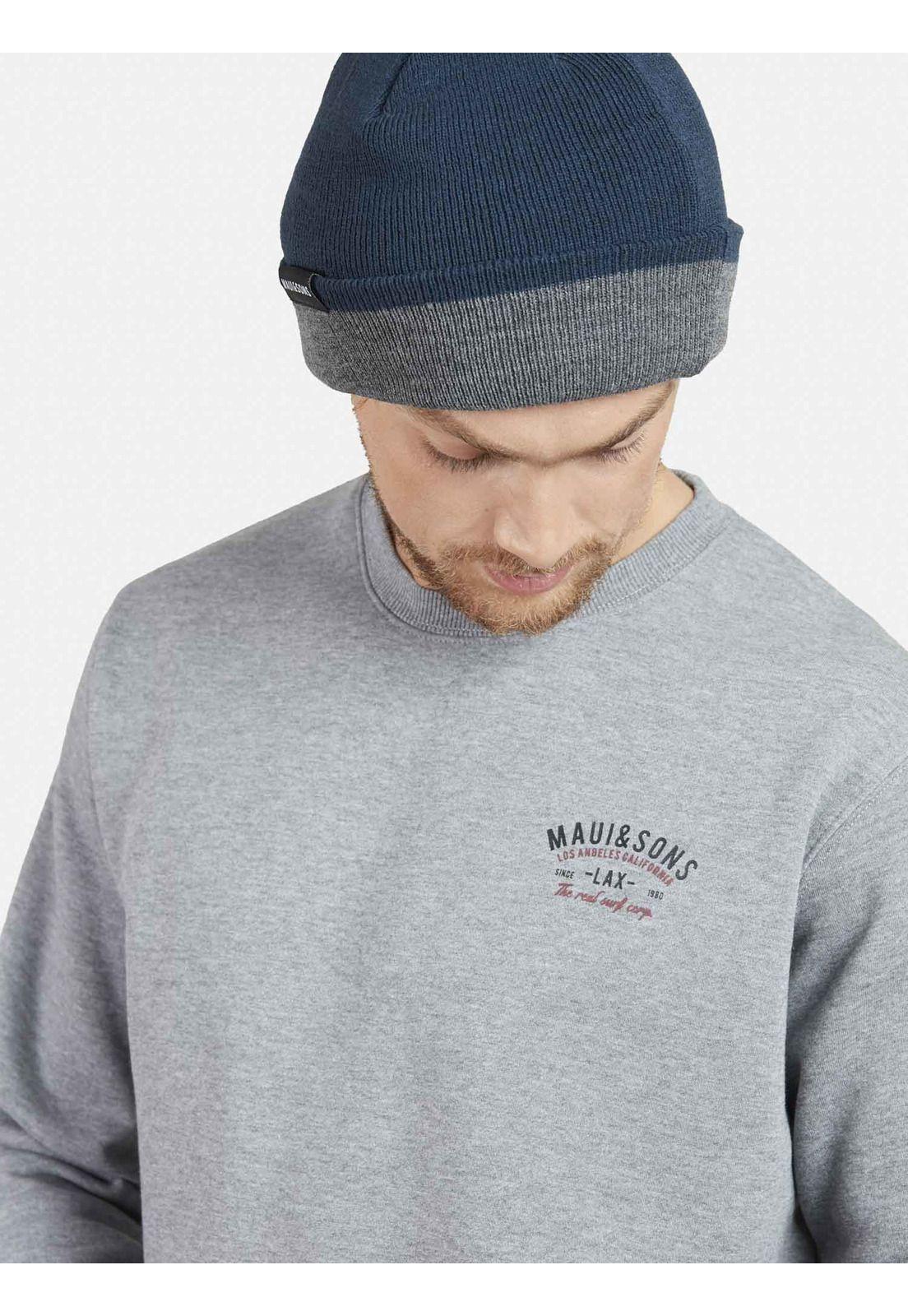 Poleron Hombre Gris Maui and Sons-3