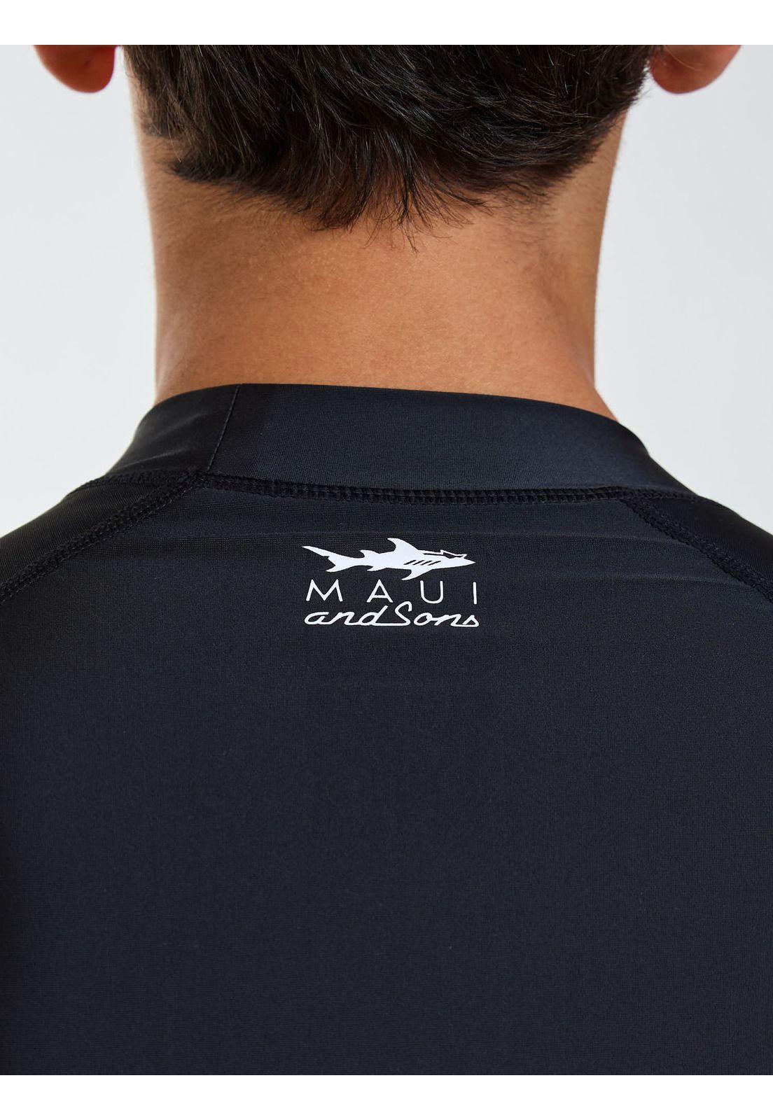 Polera UVP Lagoon Negro Infantil Maui and Sons-3