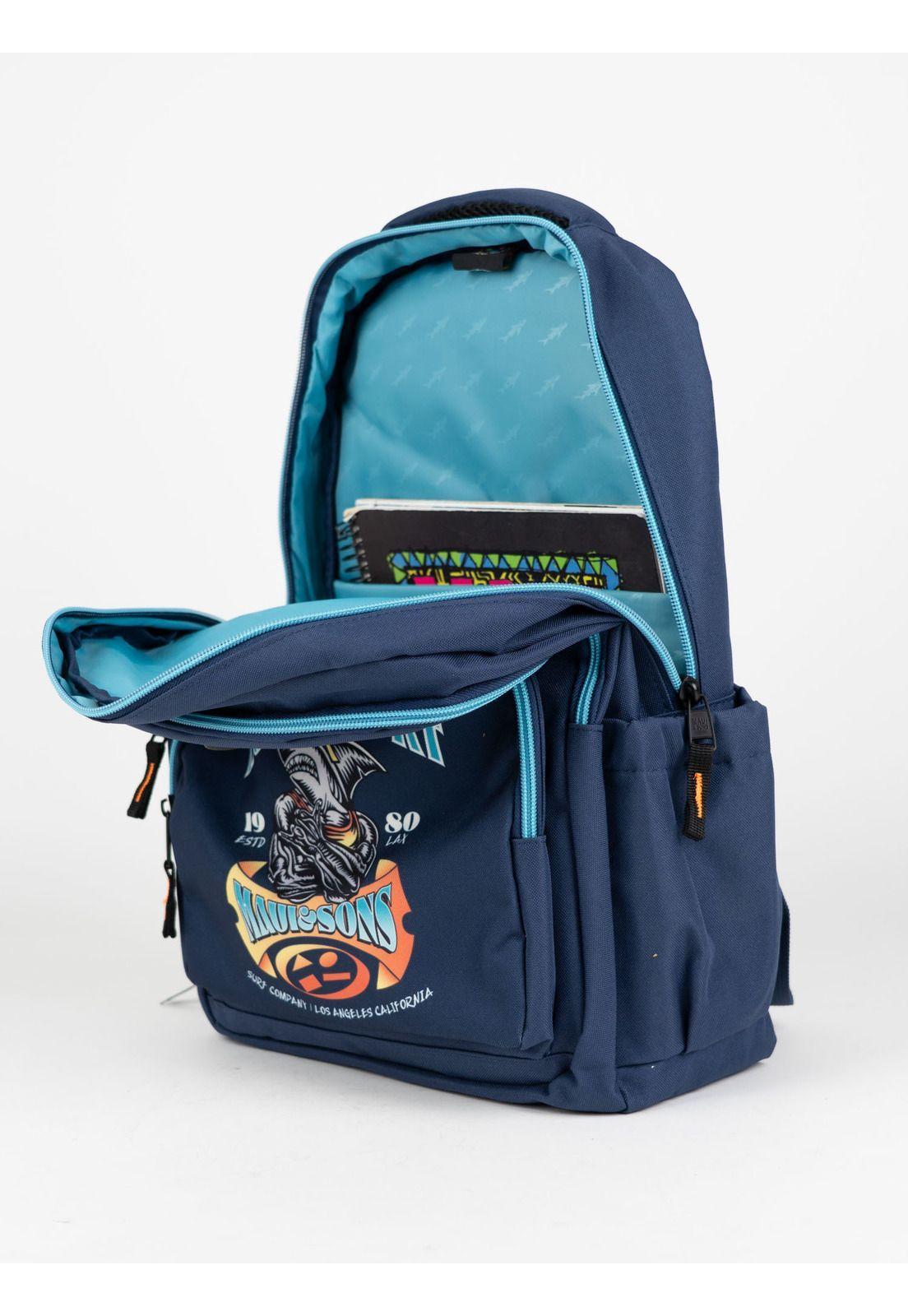 Mochila Escolar Layka Azul Infantil Maui and sons-2