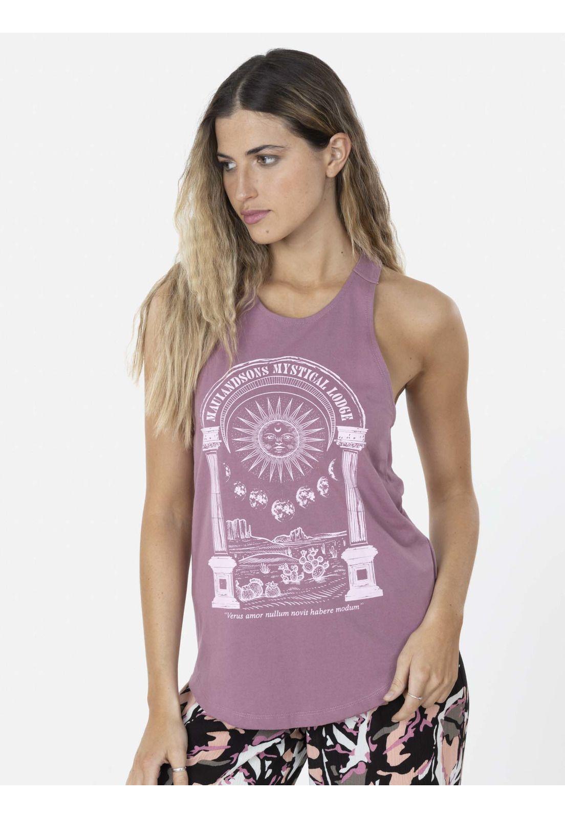 Polera MYSTICAL GREEK Mujer Rosado Maui and Sons-0