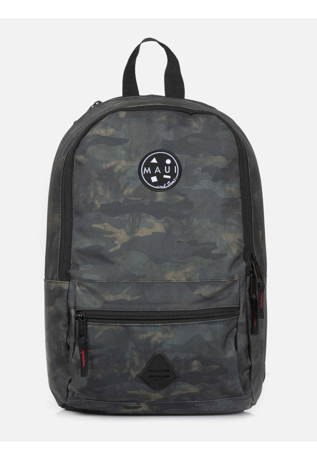 Mochila Escolar Hombre 5AM203-MT22 Verde Maui and Sons-0