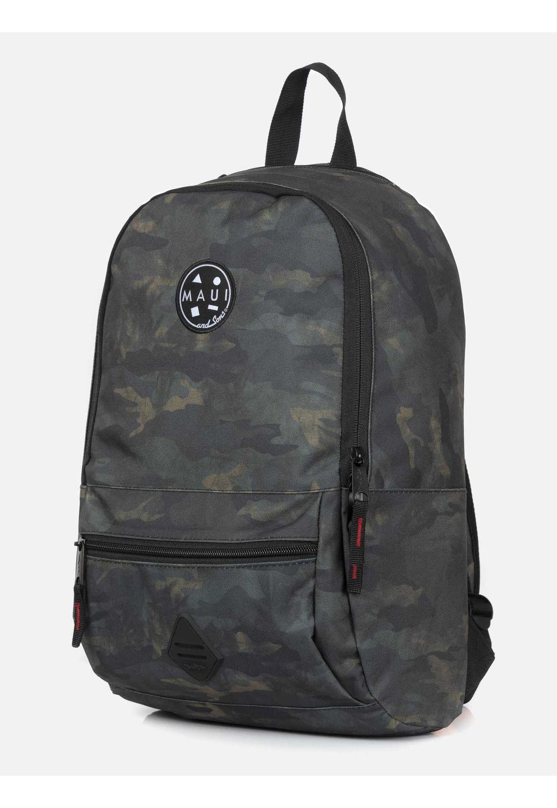 Mochila Escolar Hombre 5AM203-MT22 Verde Maui and Sons-1