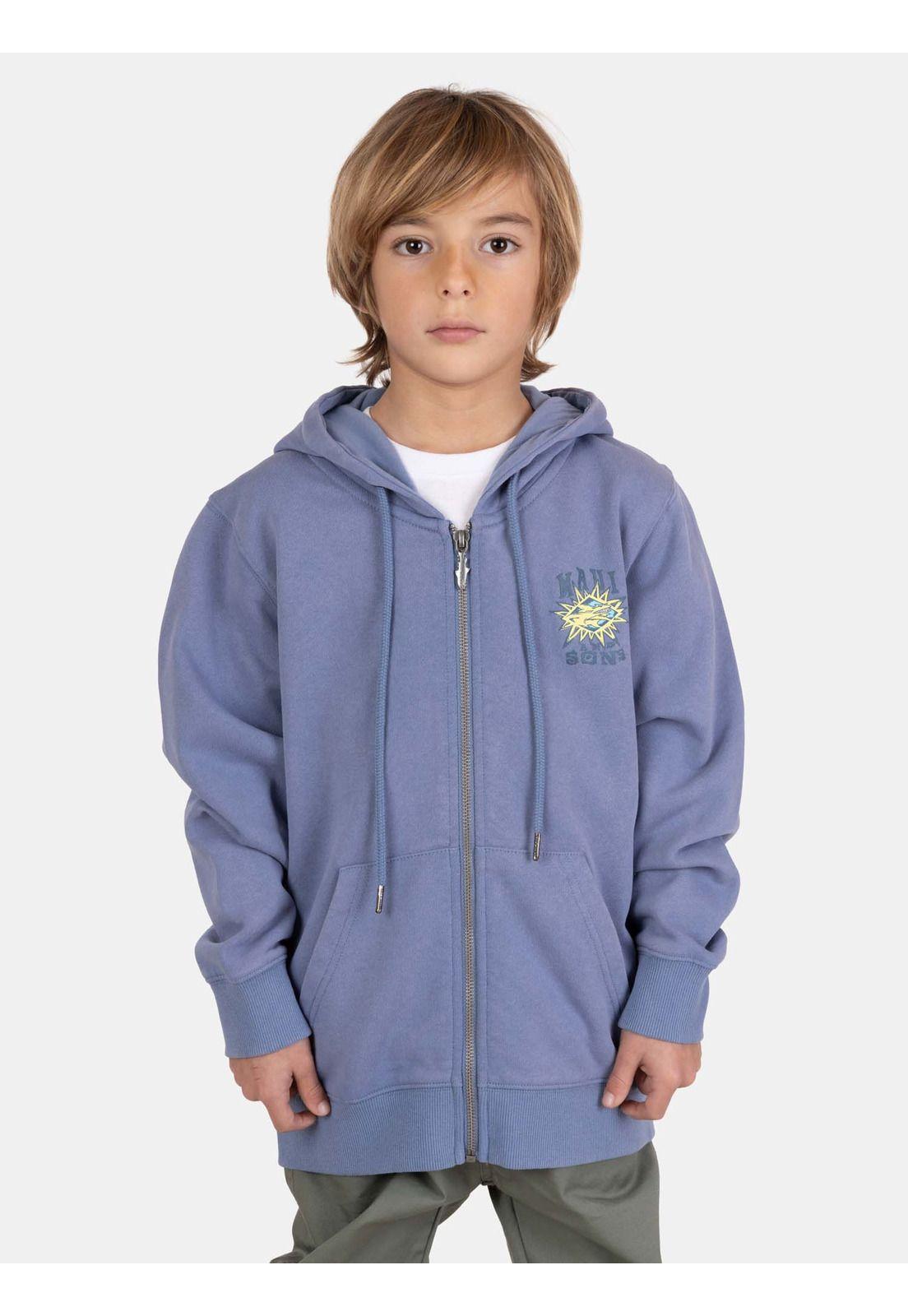 Poleron FZ Nalu Morado Infantil Maui And Sons-0
