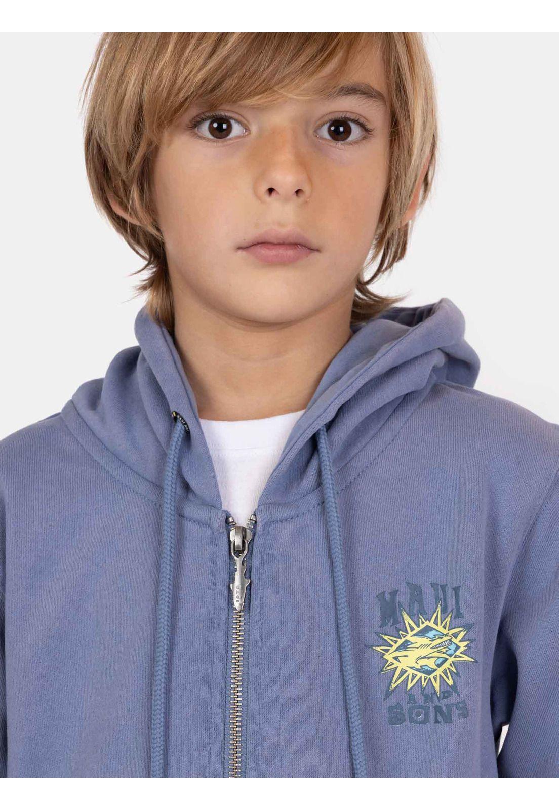 Poleron FZ Nalu Morado Infantil Maui And Sons-2