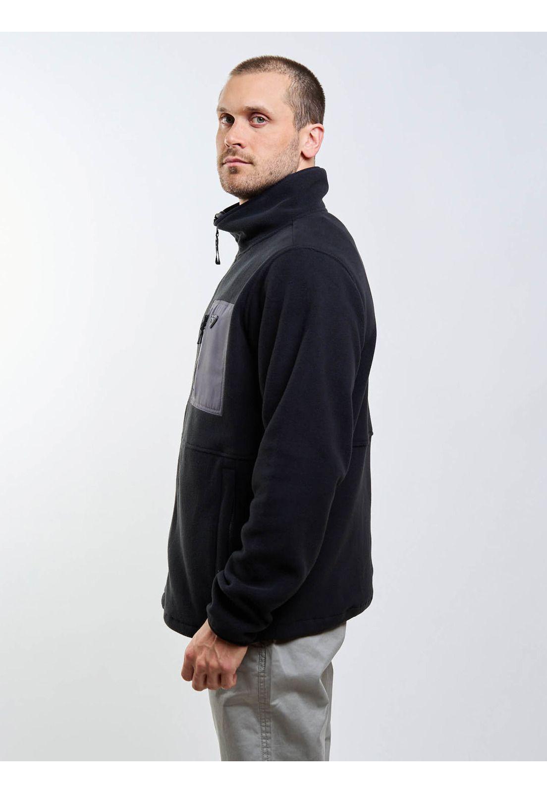 Poleron Polar Stonebat Negro Hombre Rusty-2