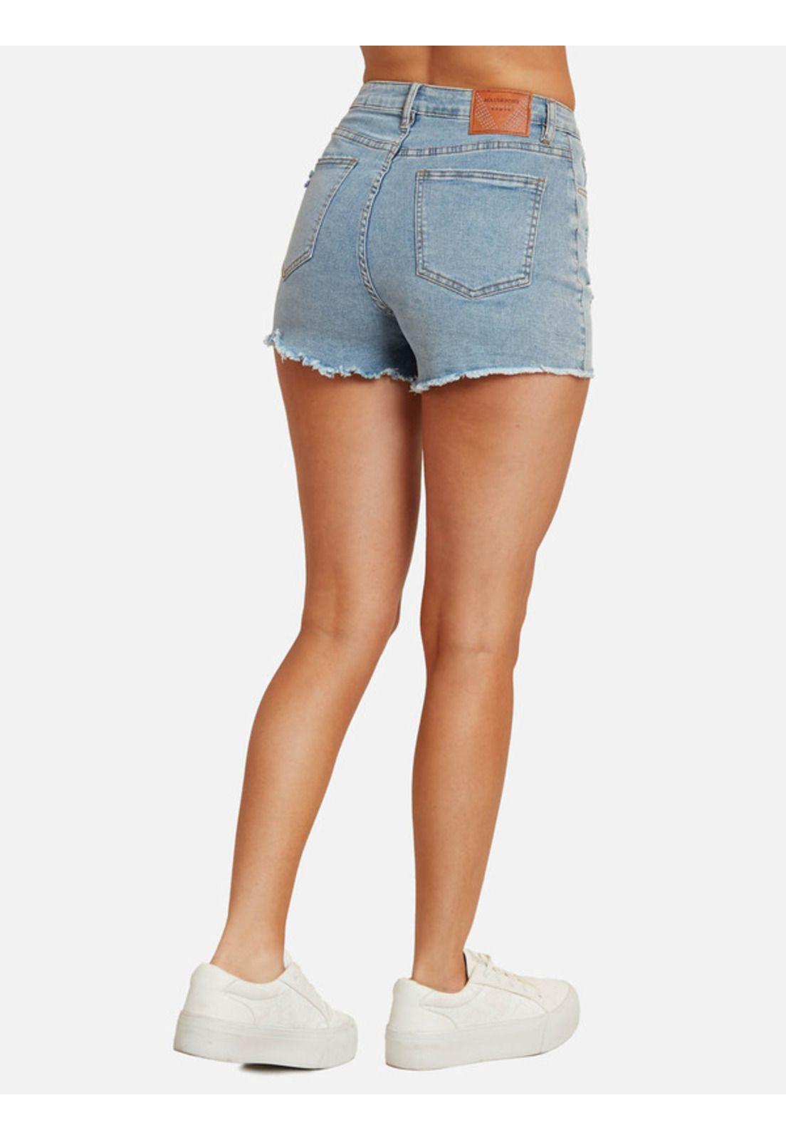 Short Blue Ripples Mujer Azul Maui And Sons-1