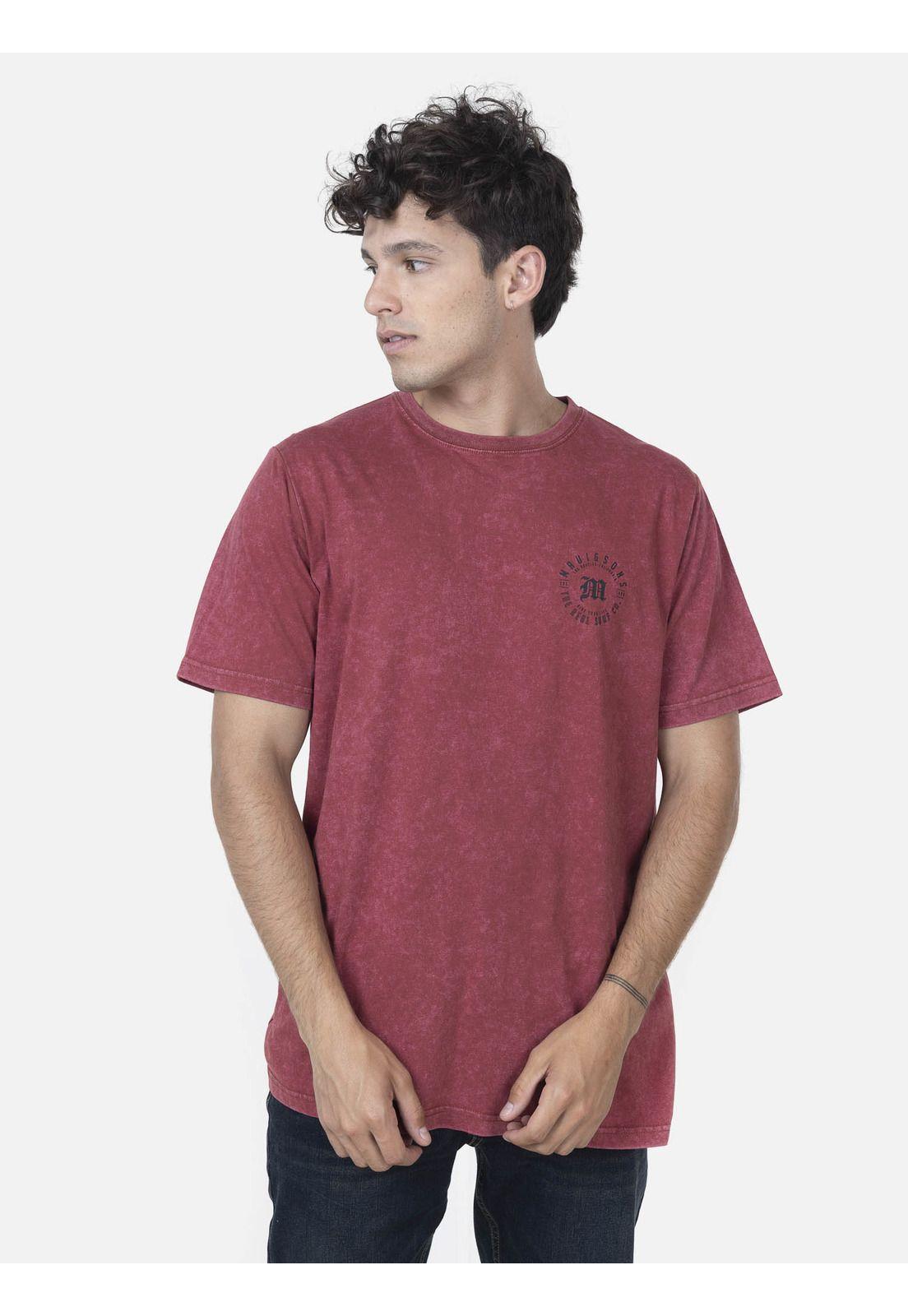 Polera Hombre MEDIEVAL RUST SS TEE Rojo Maui and Sons-0