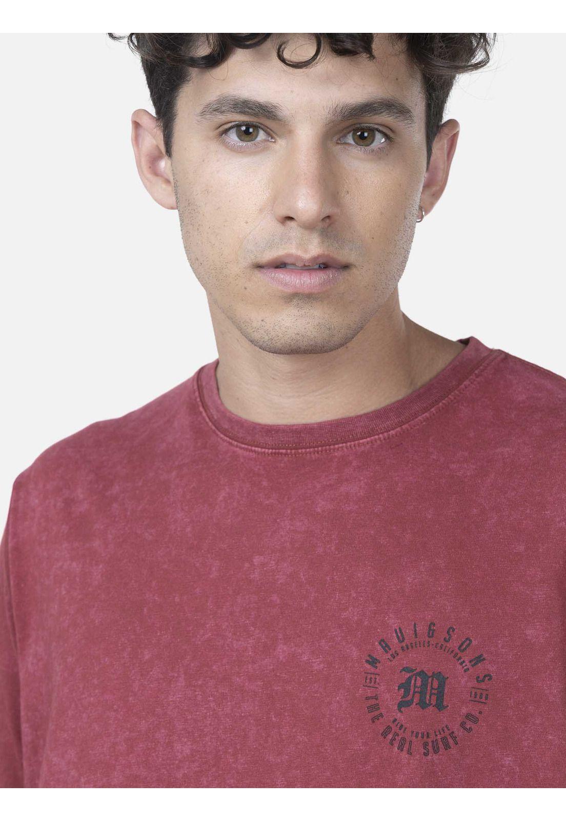 Polera Hombre MEDIEVAL RUST SS TEE Rojo Maui and Sons-2