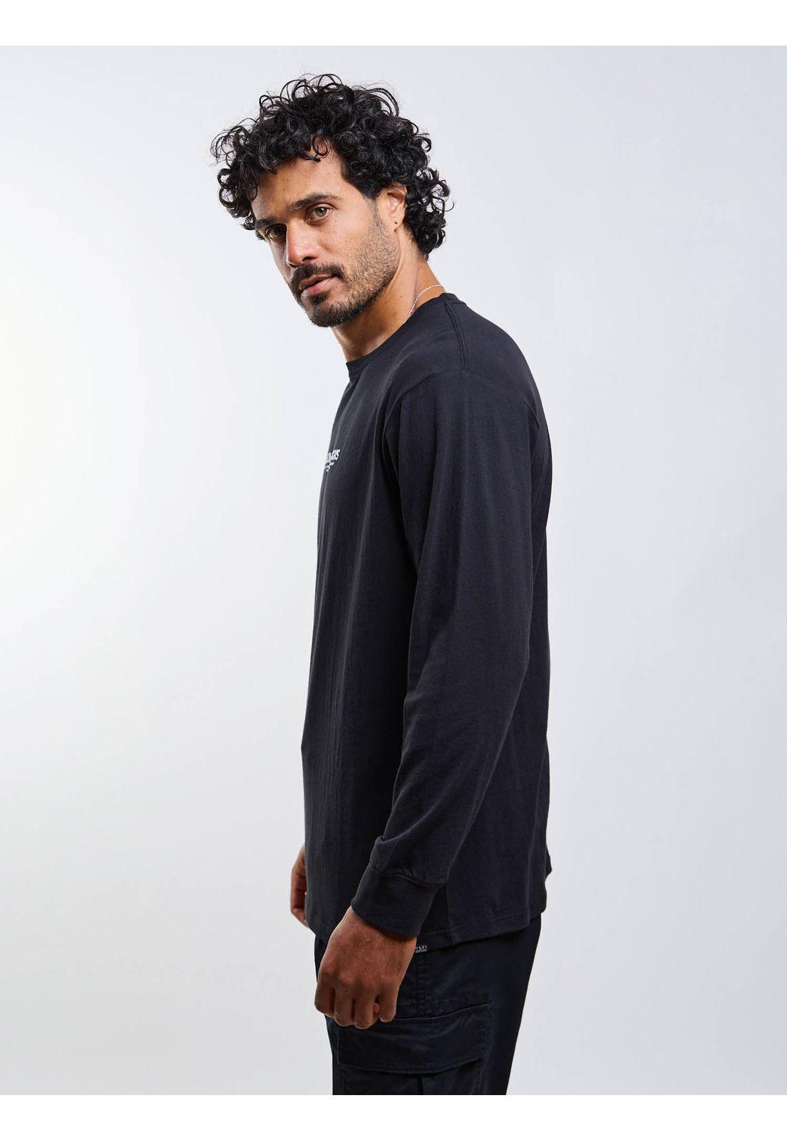 Polera ML Malu Negro Hombre Maui And Sons-2