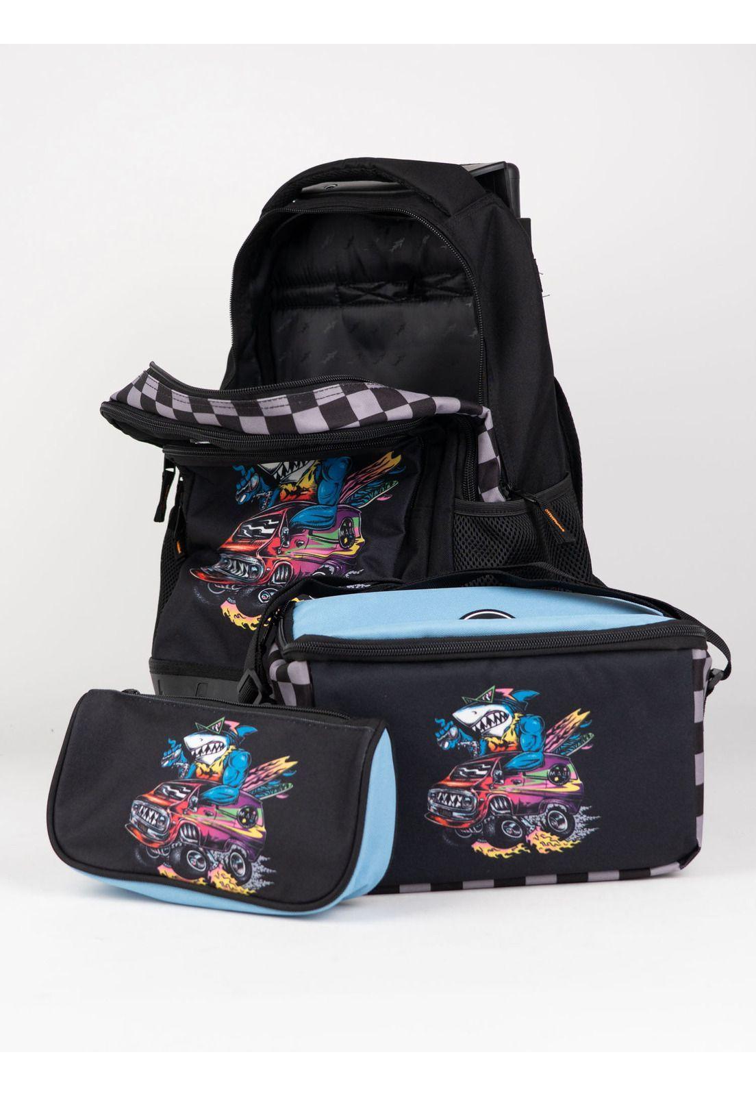 Mochila Roller Pacifica Negro Infantil Maui and Sons-2