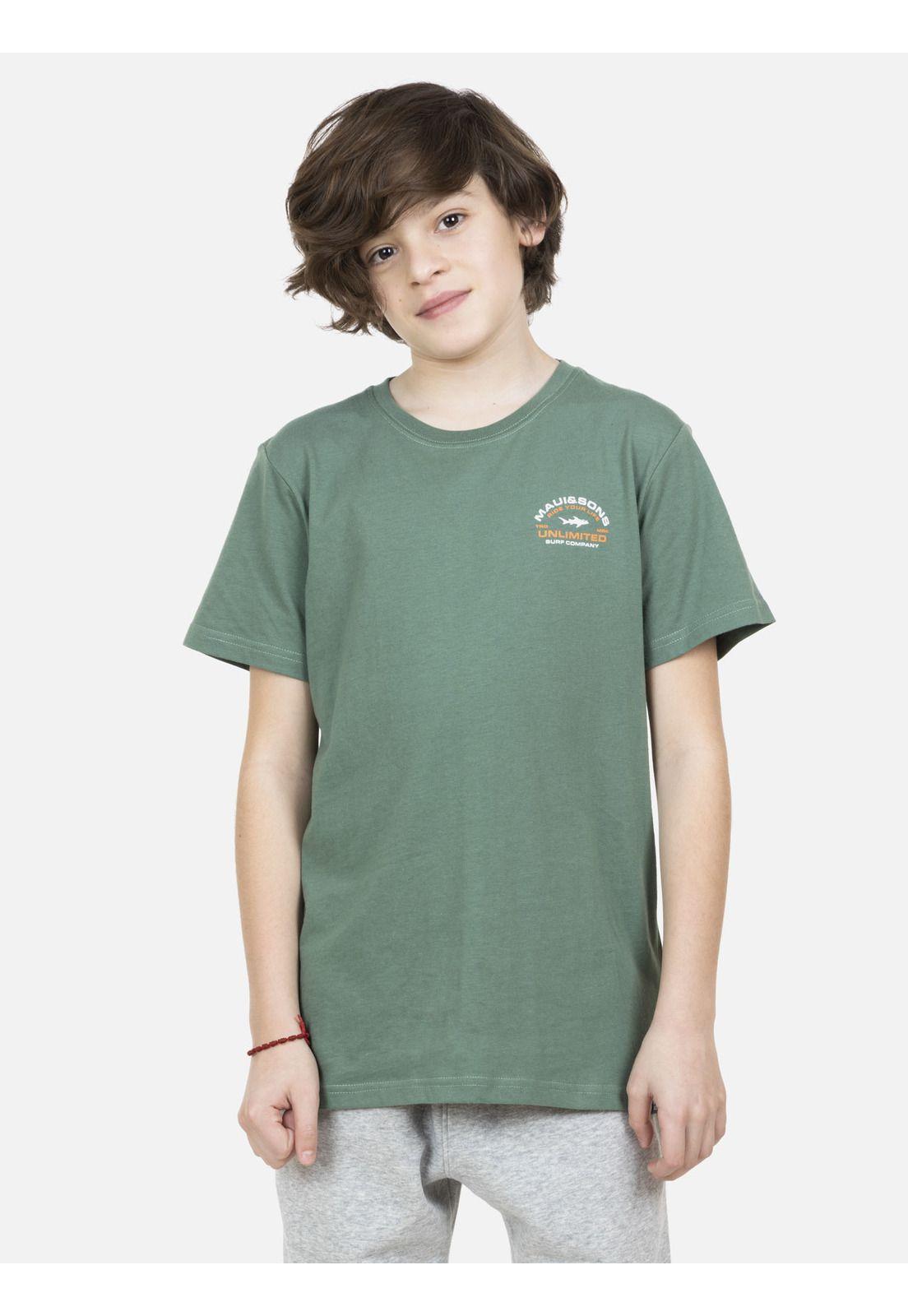 Polera Juvenil Verde 5P1029-MV22 Maui And Sons-0