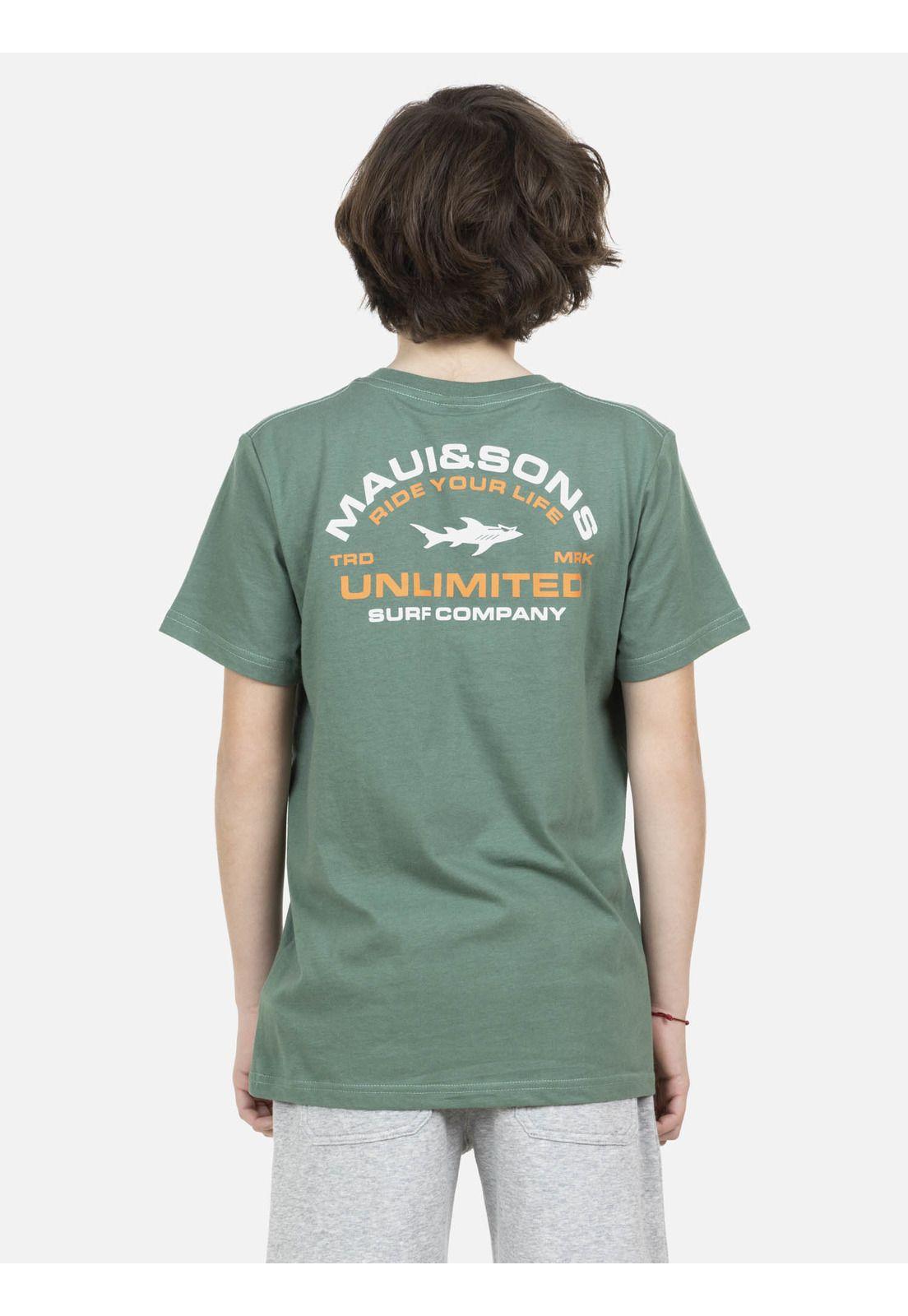 Polera Juvenil Verde 5P1029-MV22 Maui And Sons-1