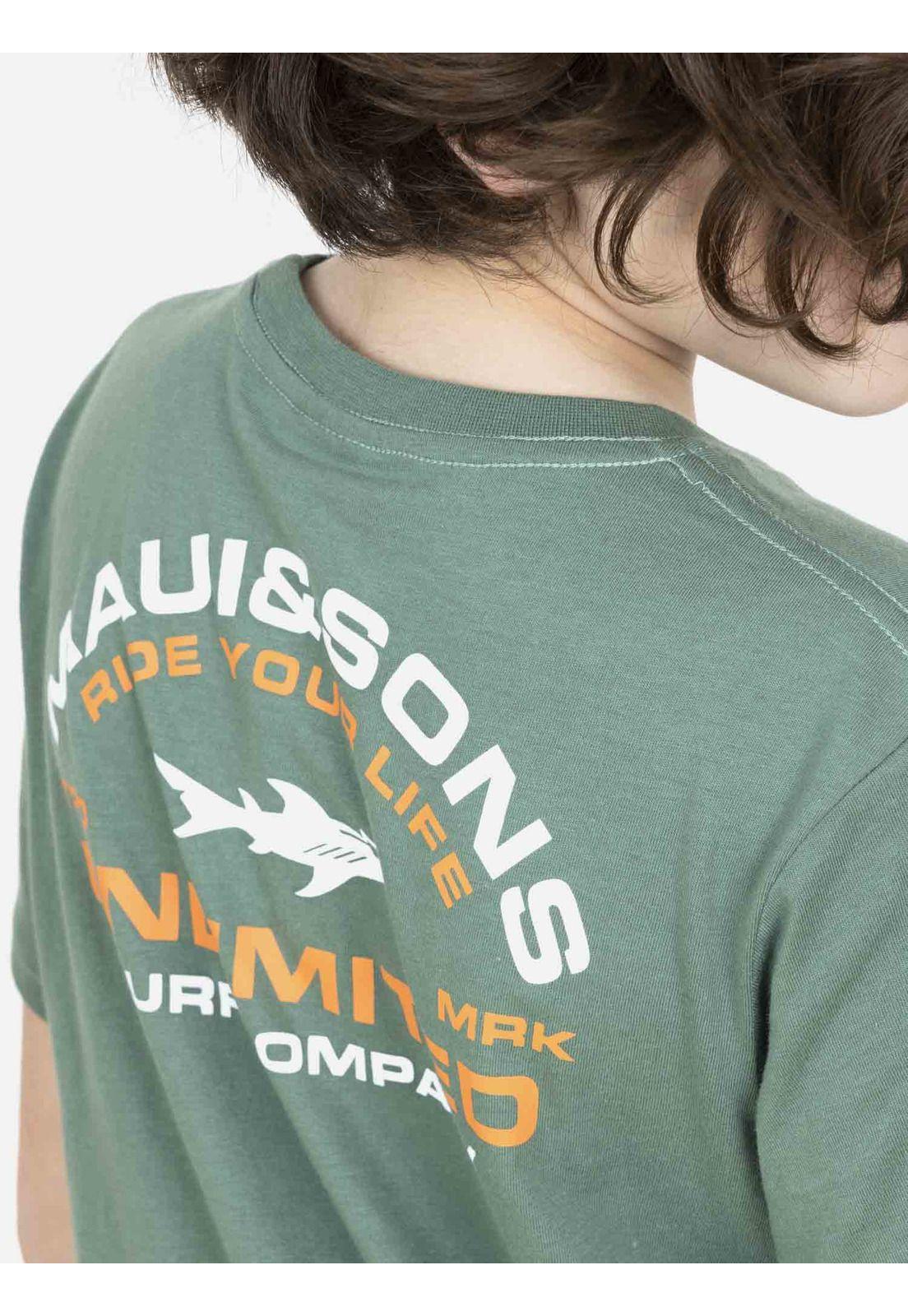 Polera Juvenil Verde 5P1029-MV22 Maui And Sons-2