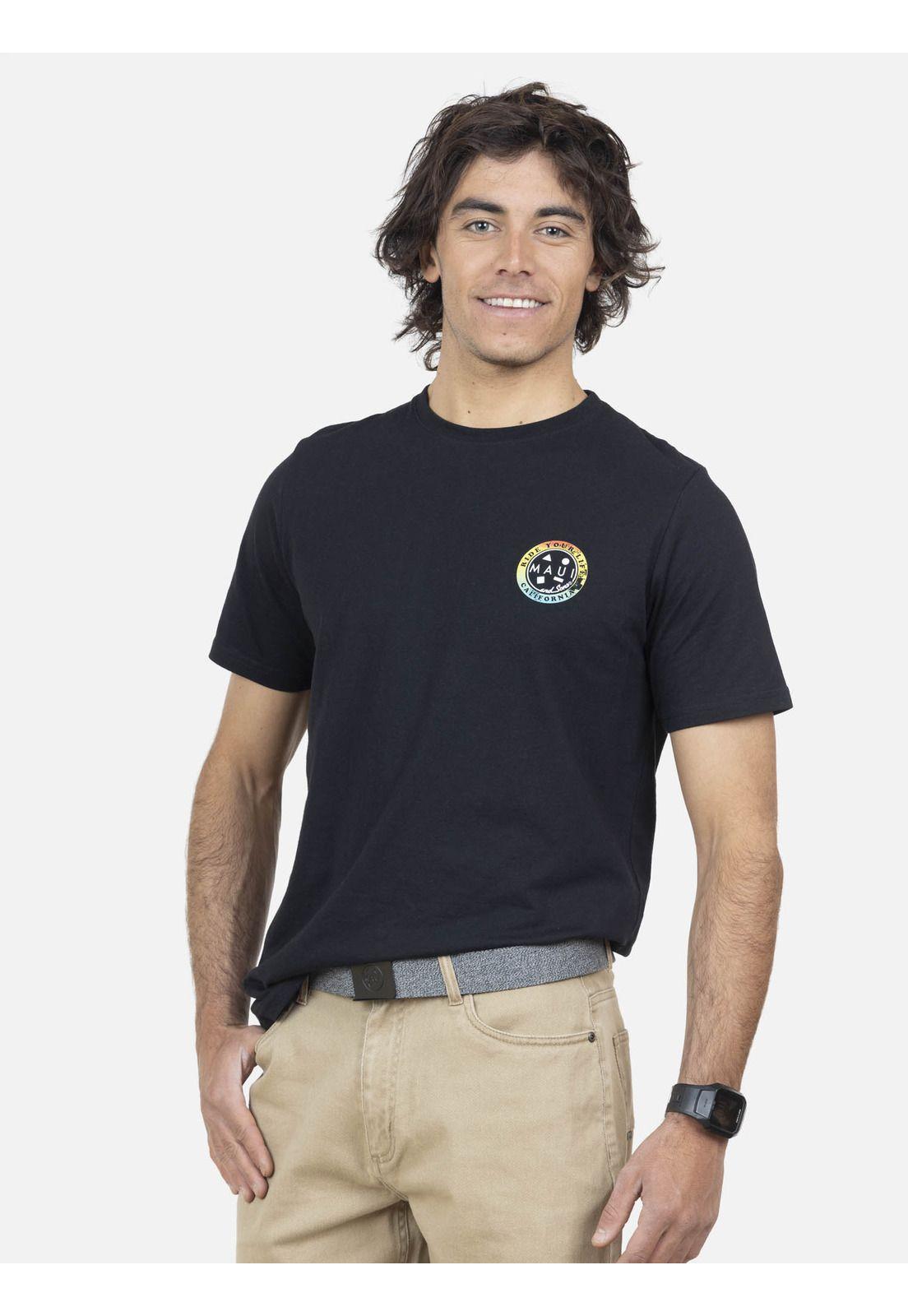 Pack Polera Cinturon Hombre Negro 5AV1233-MV22 Maui And Sons-0