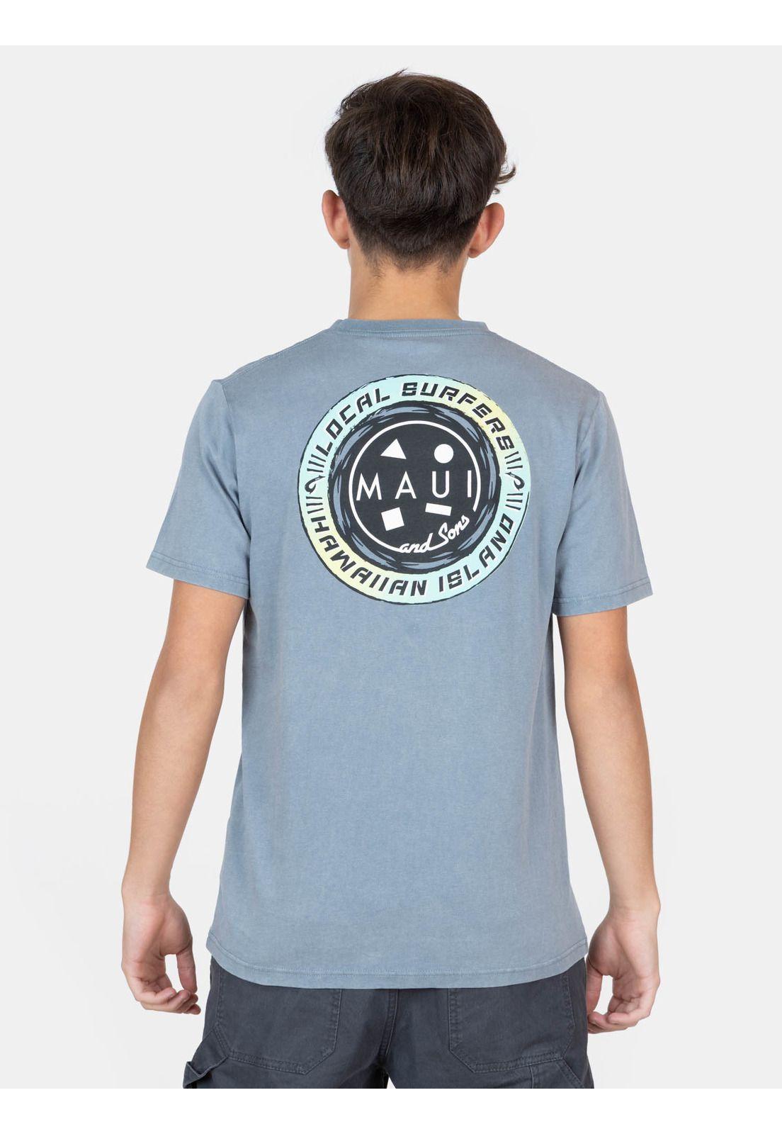 Polera MC FlowAxis Gris Infantil Maui And Sons-1