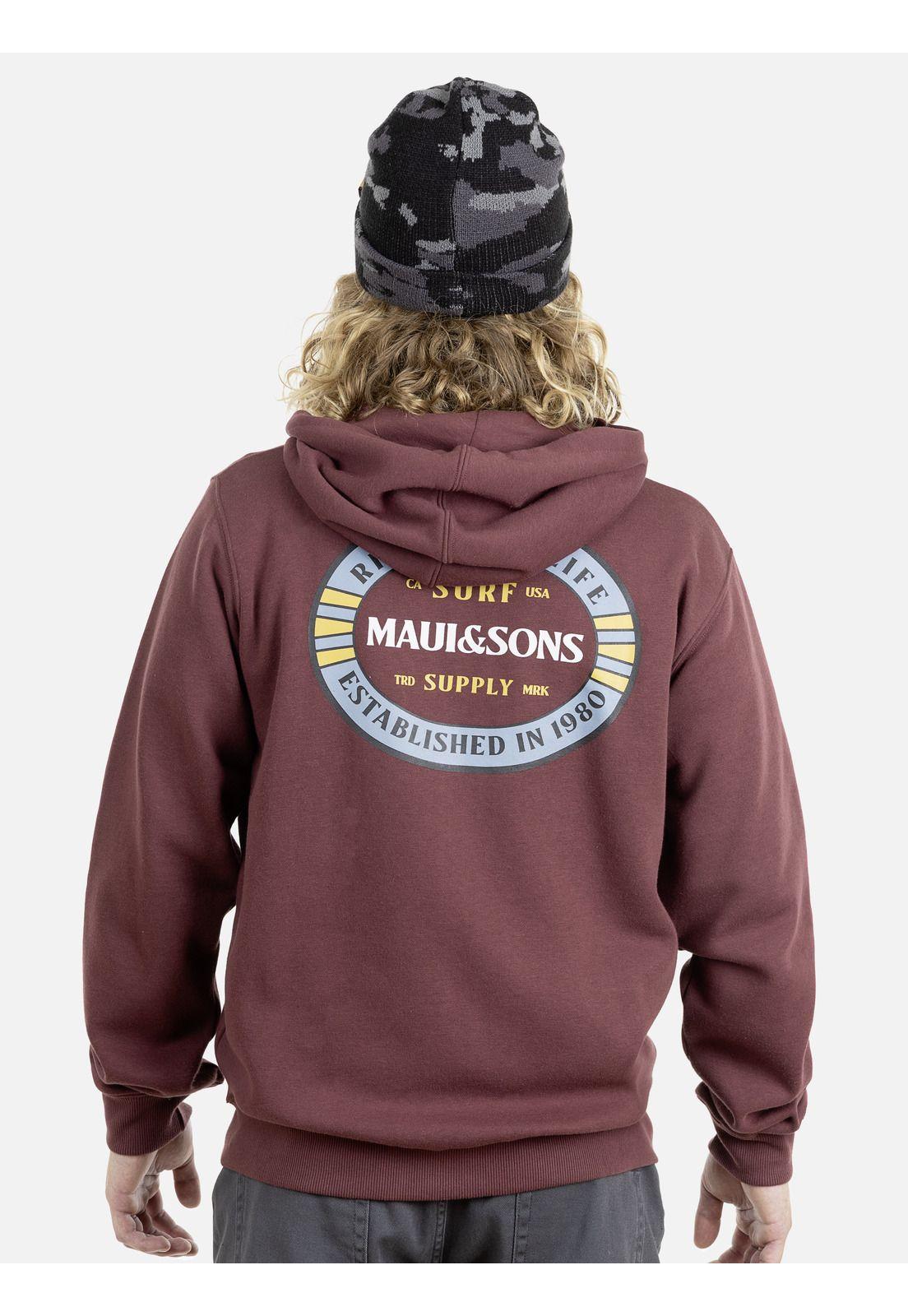 Poleron Hombre 5O435-MI21 Rojo Maui and Sons-1