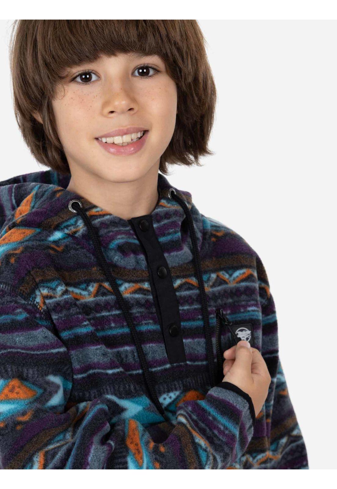 Poleron CRAZY WAVES Niño Multicolor Maui and Sons-2