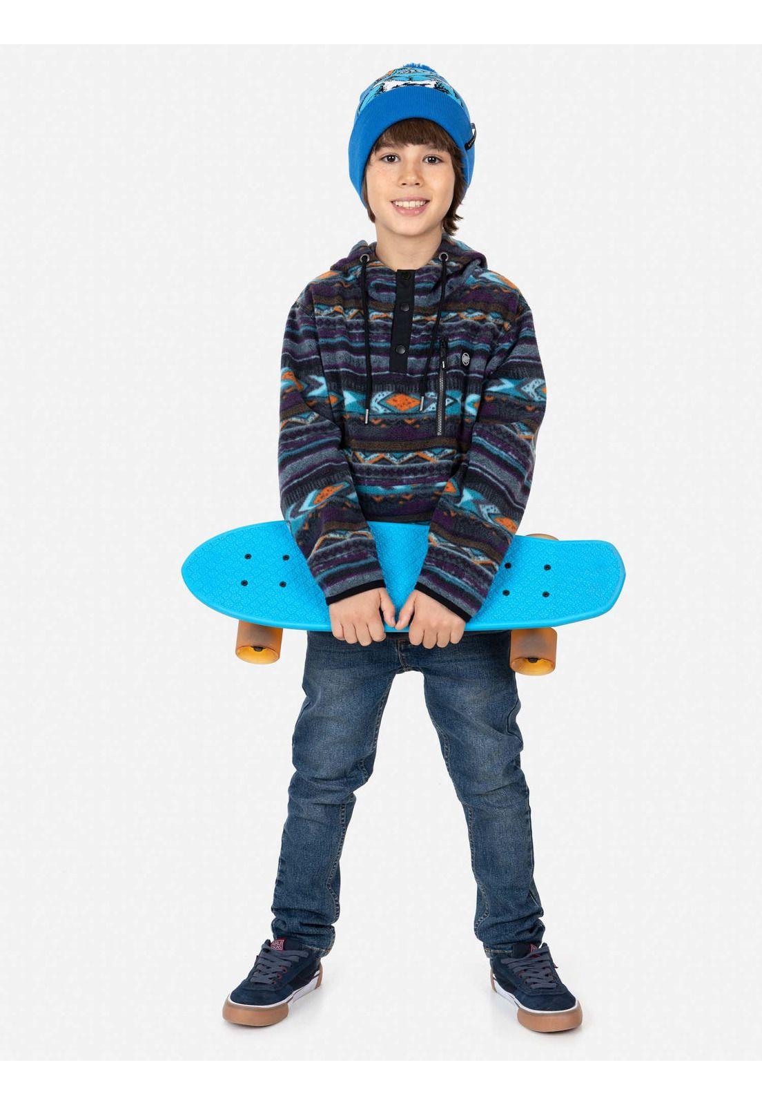 Poleron CRAZY WAVES Niño Multicolor Maui and Sons-3